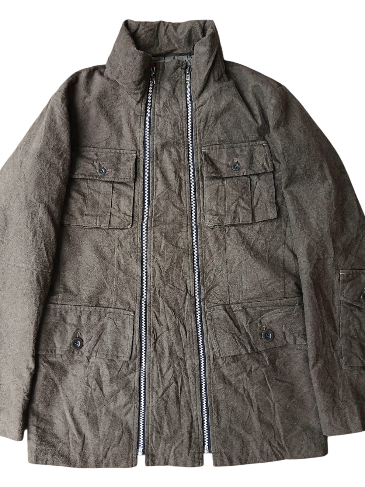 Japanese Brand BATSU BOYS wool Zipper multi pocket jacket Size US M / EU 48-50 / 2 - 3 Thumbnail