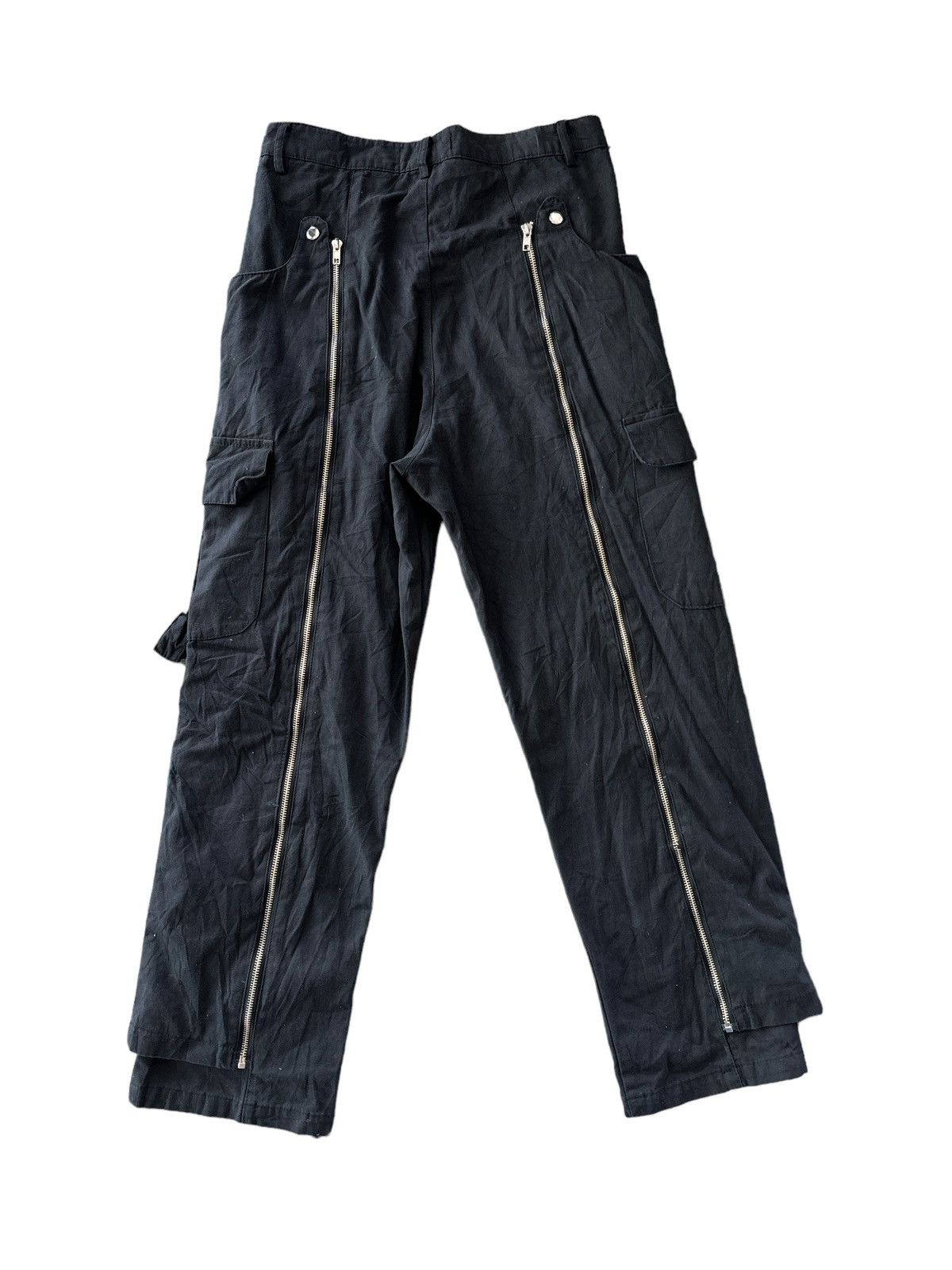 Japanese Brand ARULE MULTIZIPPER BUTTON CARGO PANTS Size US 32 / EU 48 - 3 Thumbnail