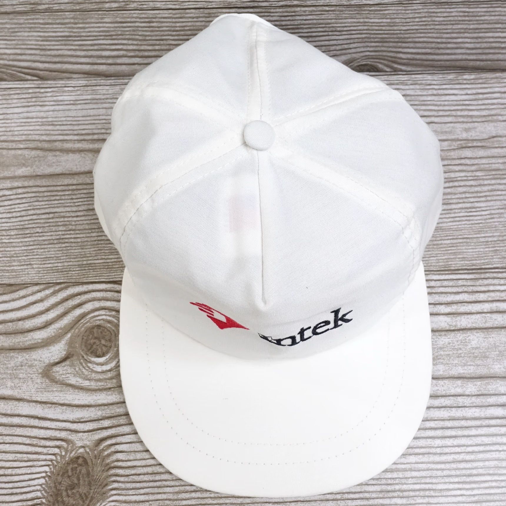 Vintage Vintage Intek White Adjustable Snapback Baseball Cap USA Made Unisex Adults 90s Casual Mens Size ONE SIZE - 4 Thumbnail