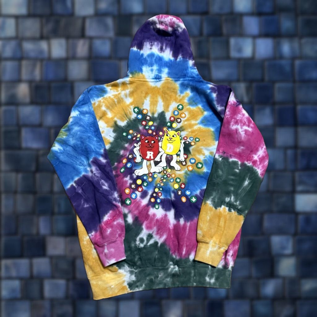 RIPNDIP RIPNDIP Eminerm Tie-Dye Hoodie Sweatshirt Cats/Candies Adult Oversized SMALL Size US S / EU 44-46 / 1 - 1 Thumbnail