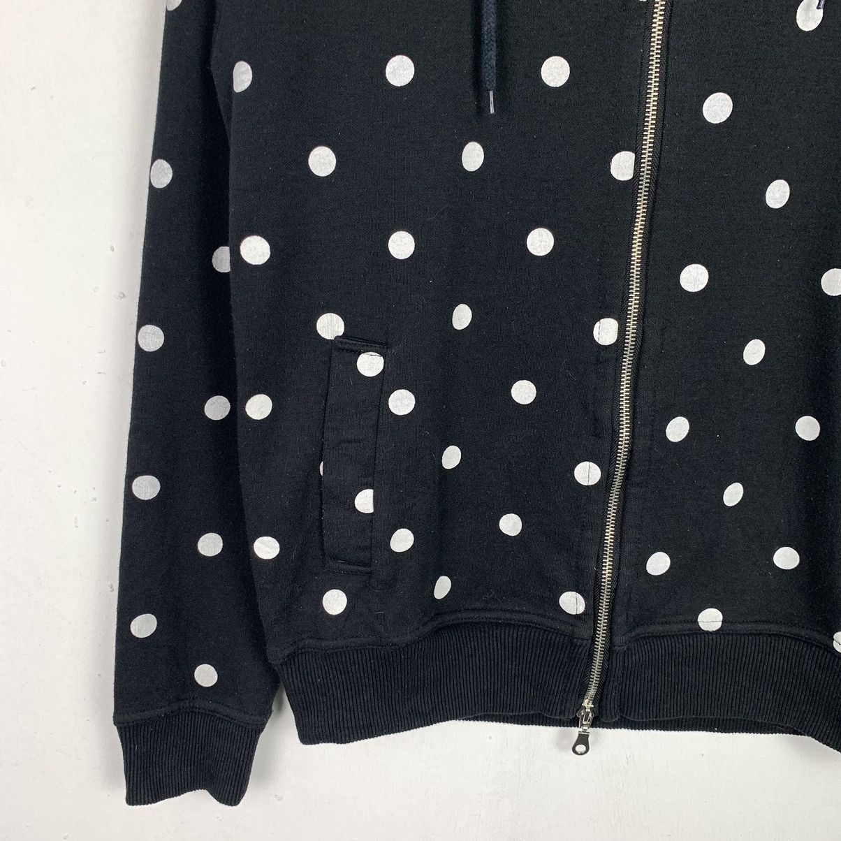 Japanese Brand Vintage polka dot zip up hoodie Size L / US 10 / IT 46 - 4 Thumbnail