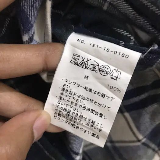Flannel Japanese Brand Ships Plaid Tartan Flannel Shirt Size US M / EU 48-50 / 2 - 5 Thumbnail