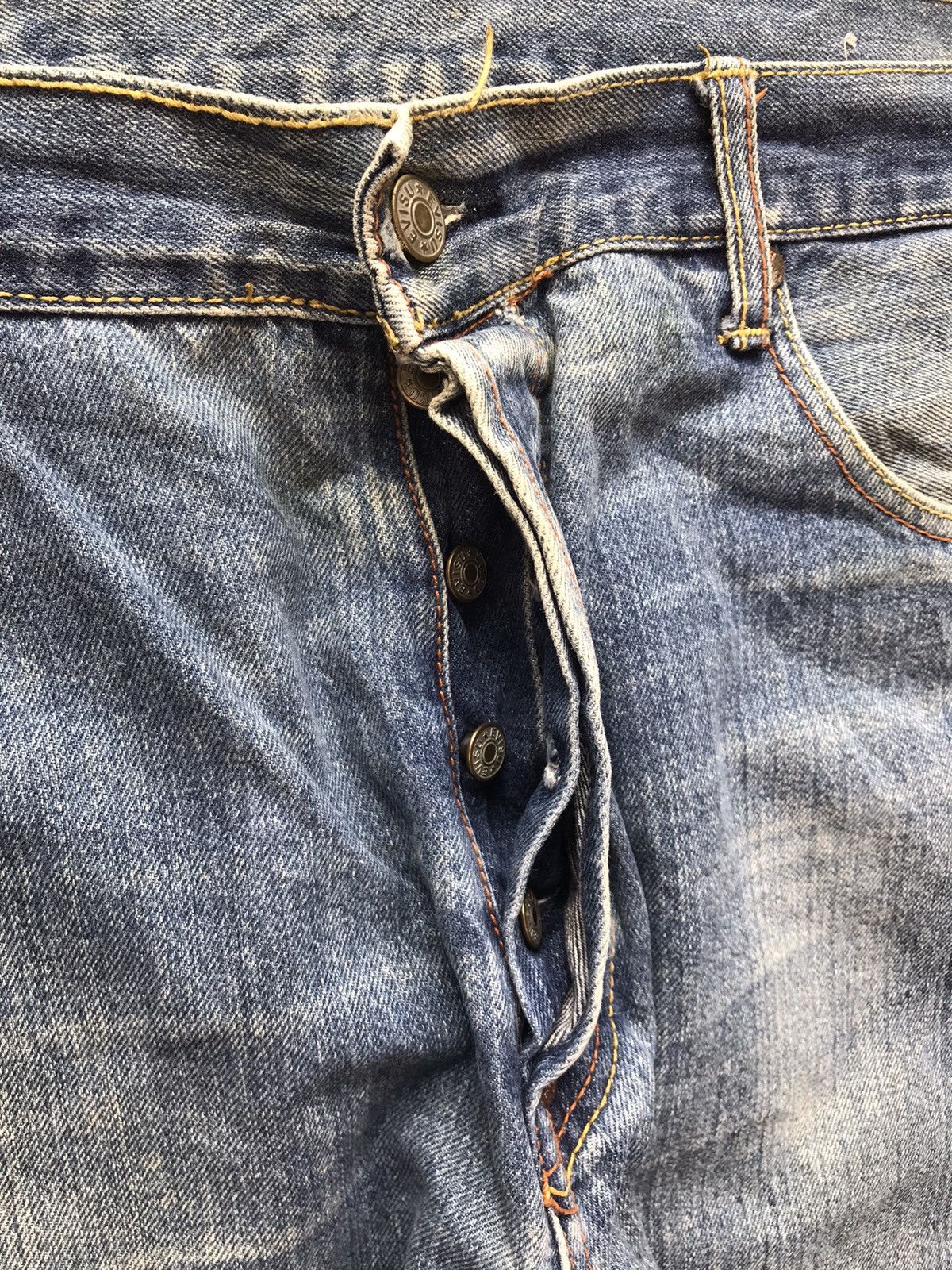 Japanese Brand × Vintage Vintage Evisu inspired seagull embroidered denim Size US 40 / EU 56 - 6 Thumbnail