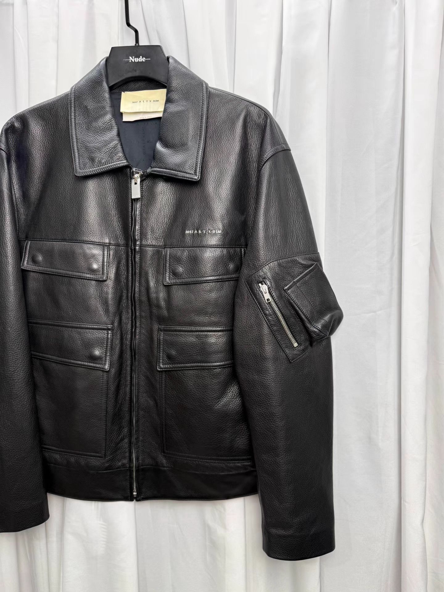 Alyx Alyx 20AW Four-Pocket Police Leather Jacket K20 Size US L / EU 52-54 / 3 - 3 Thumbnail