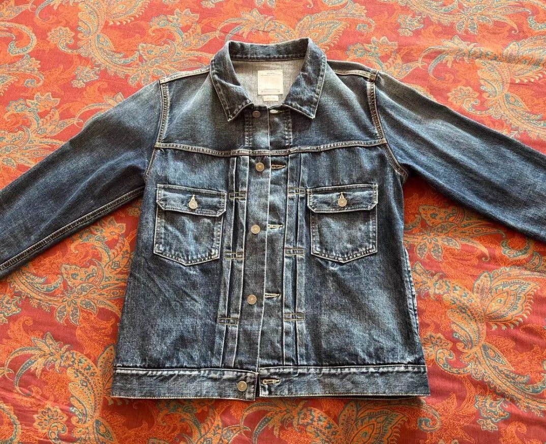 Visvim VISVIM SS 101 JKTDMGD-1001 101 wash jeans jacket | Grailed