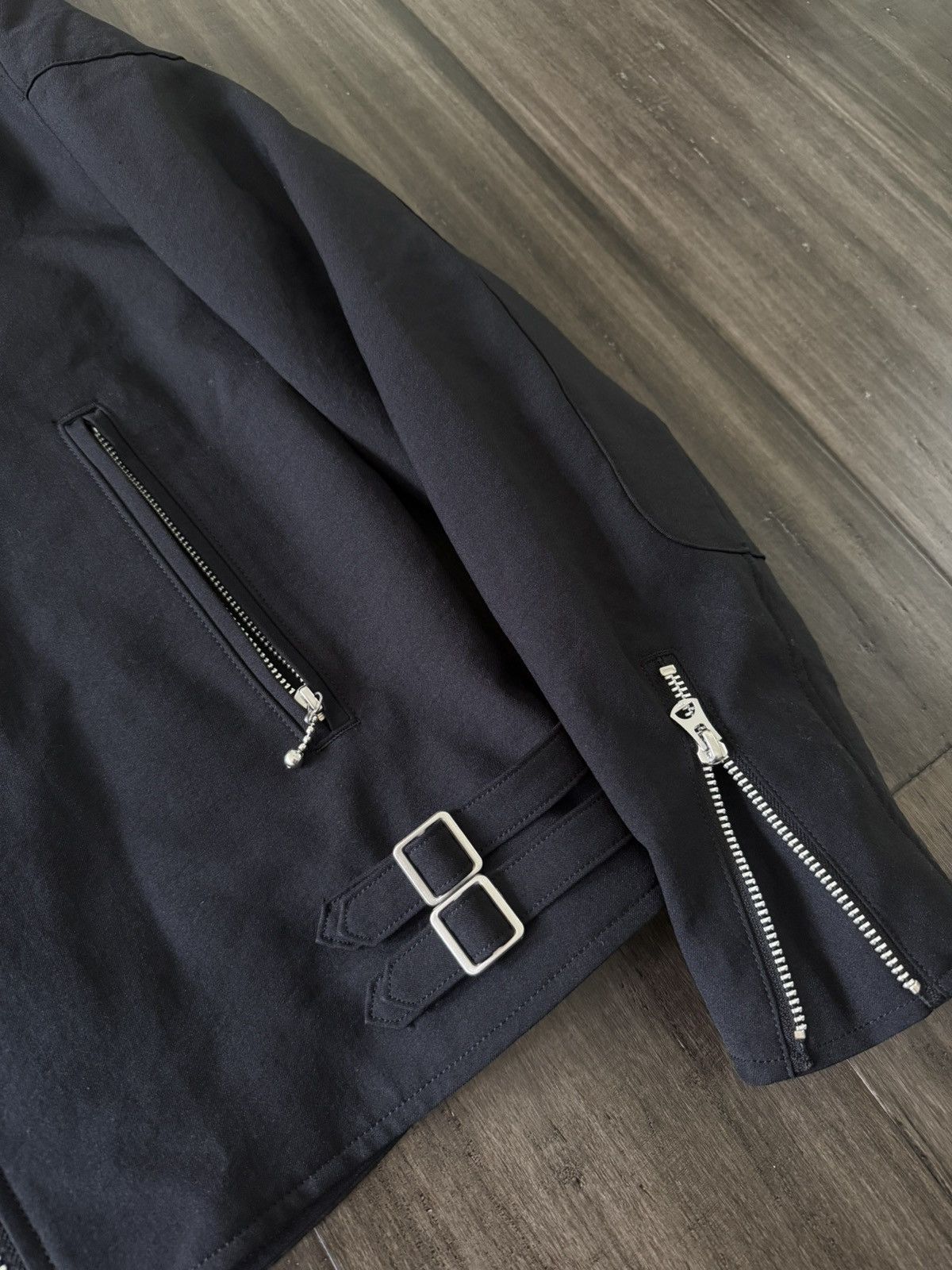 s'yte（yohji yamamoto）RIDERS JACKET Yohji Yamamoto S'YTE Padded Biker Jacket 3 | Grailed