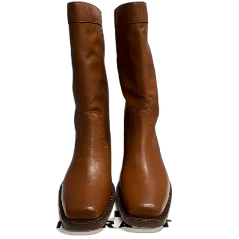 Isabel Marant Isabel Marant's latest brown leather round-toe short boots Size US 5.5 / EU 38 - 1 Thumbnail