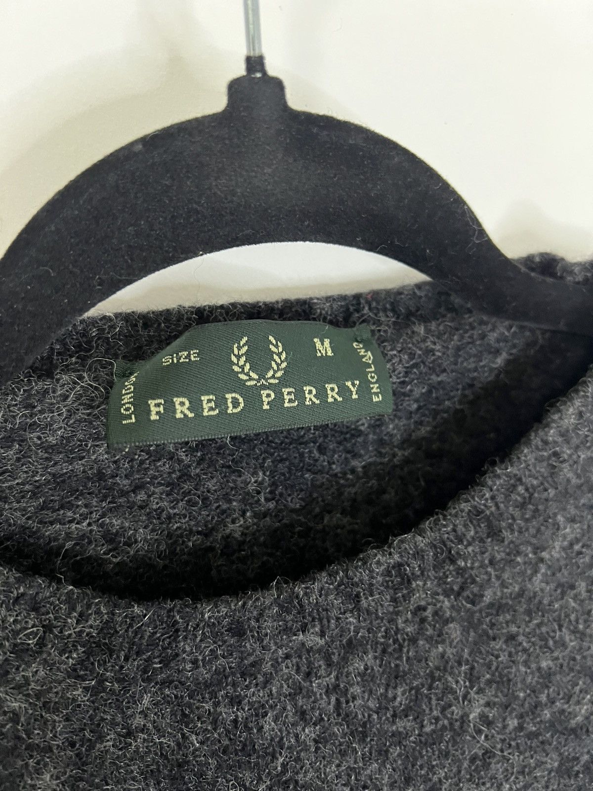 Fred Perry Fred perry sweater wool L grey Size US S / EU 44-46 / 1 - 2 Thumbnail