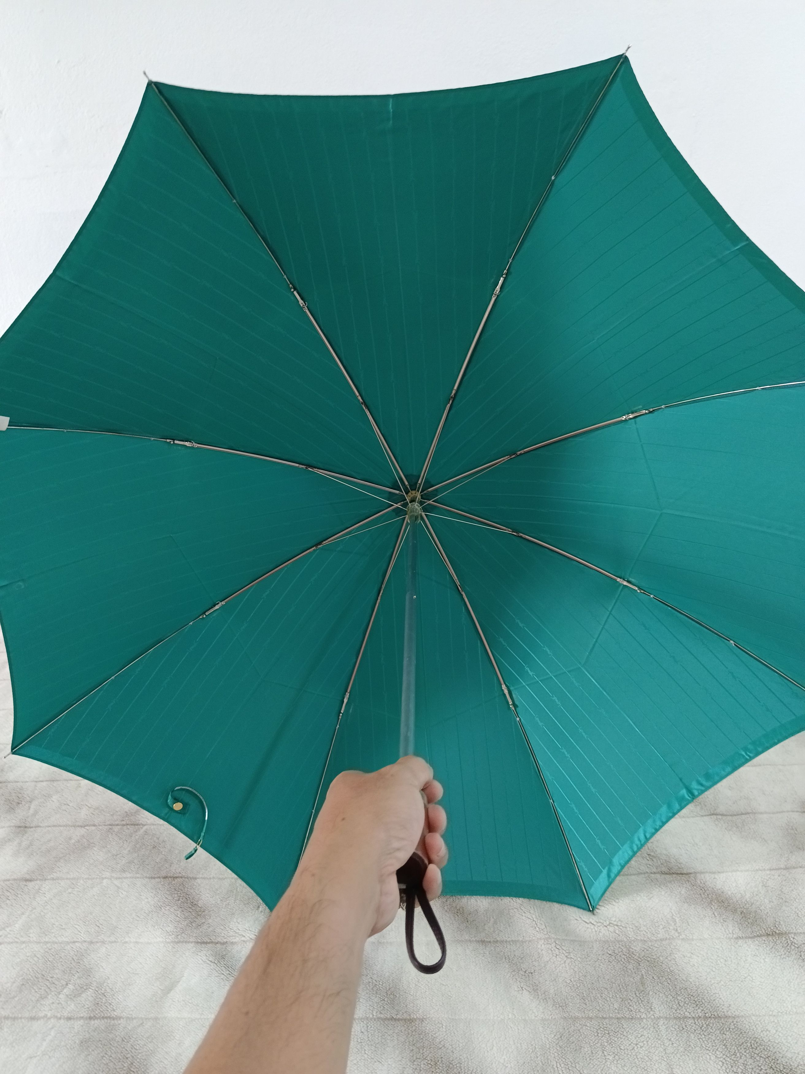 Yves Saint Laurent Yves Saint Lauren Monogram Folding Umbrella Size ONE SIZE - 5 Thumbnail