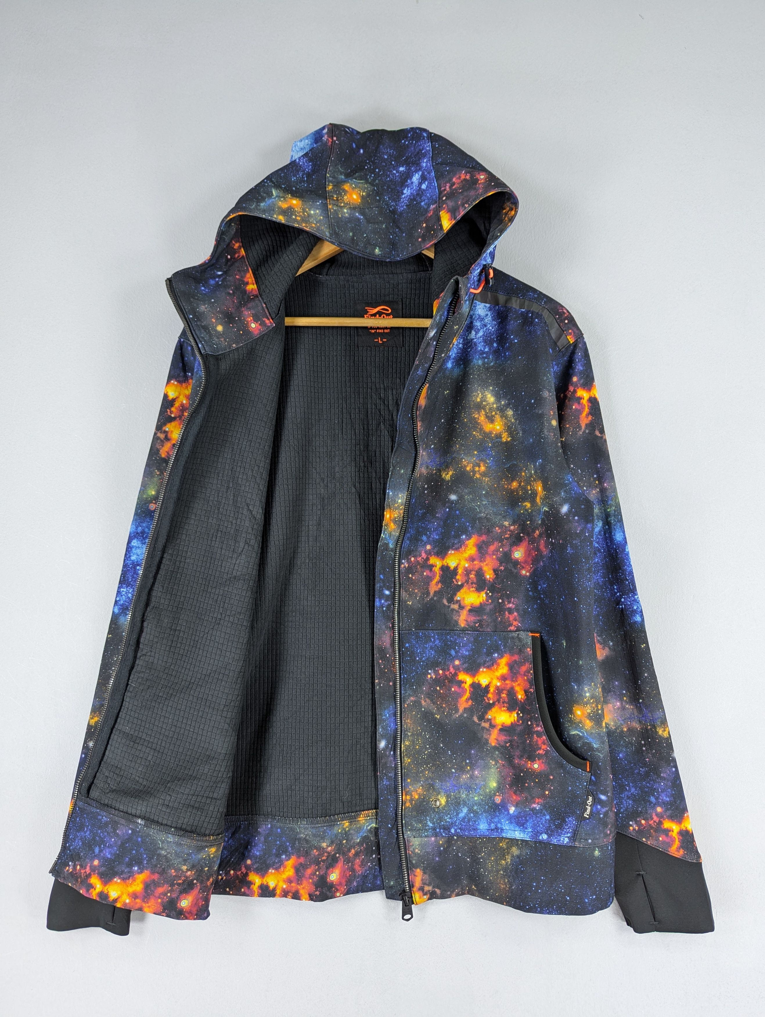 Japanese Brand Japanese Brand Find Out Galaxy Printed Hoodie Zipper Jacket Size US M / EU 48-50 / 2 - 11 Thumbnail