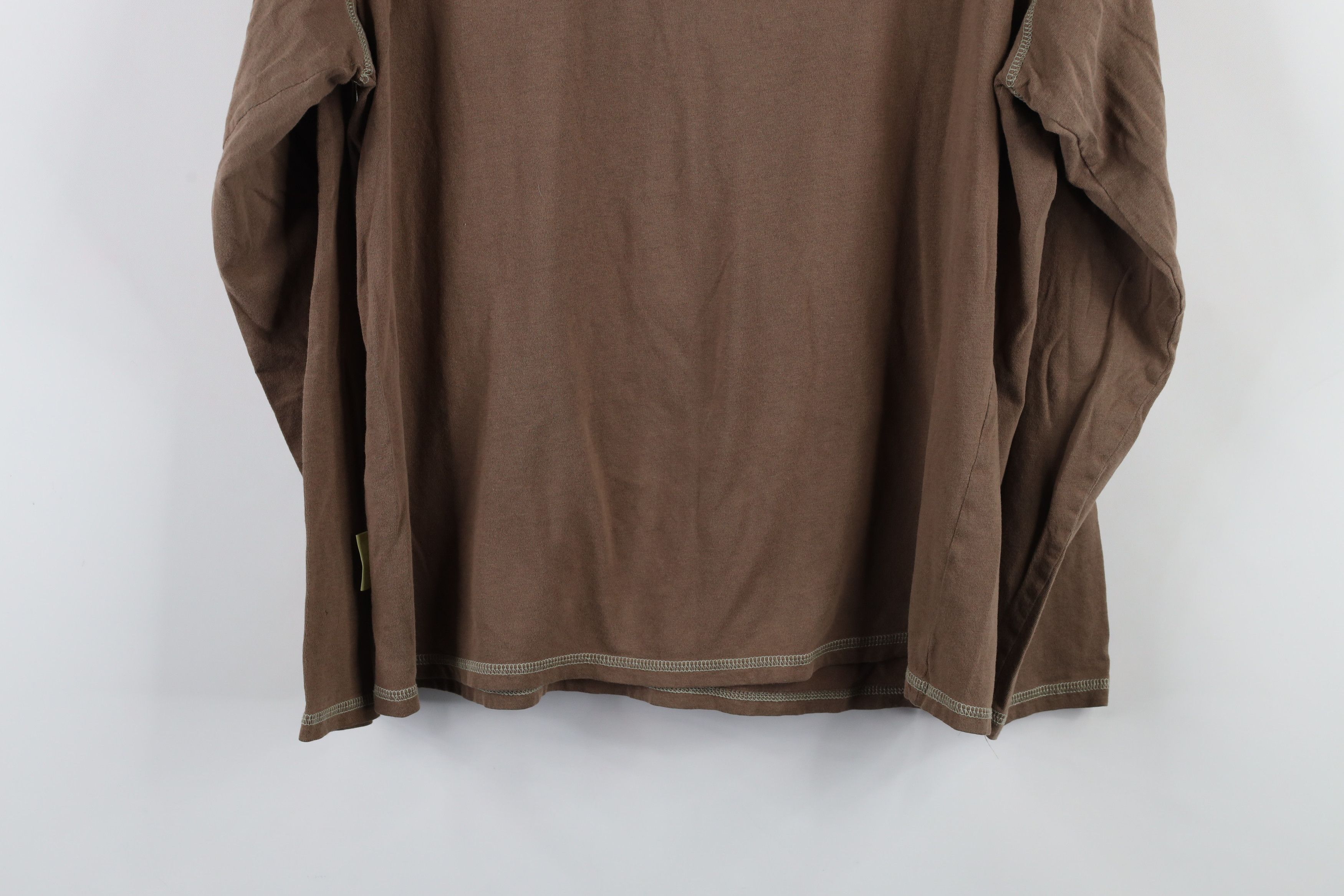 Life is Good × Vintage Good Karma Life Is Good Cotton Long Sleeve T-Shirt Brown Size M / US 6-8 / IT 42-44 - 14 Thumbnail