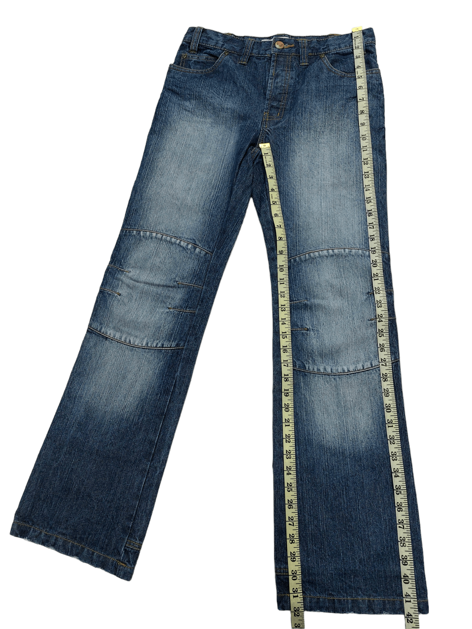 Vintage 💥Clockhouse Biker Denim Size US 32 / EU 48 - 12 Thumbnail