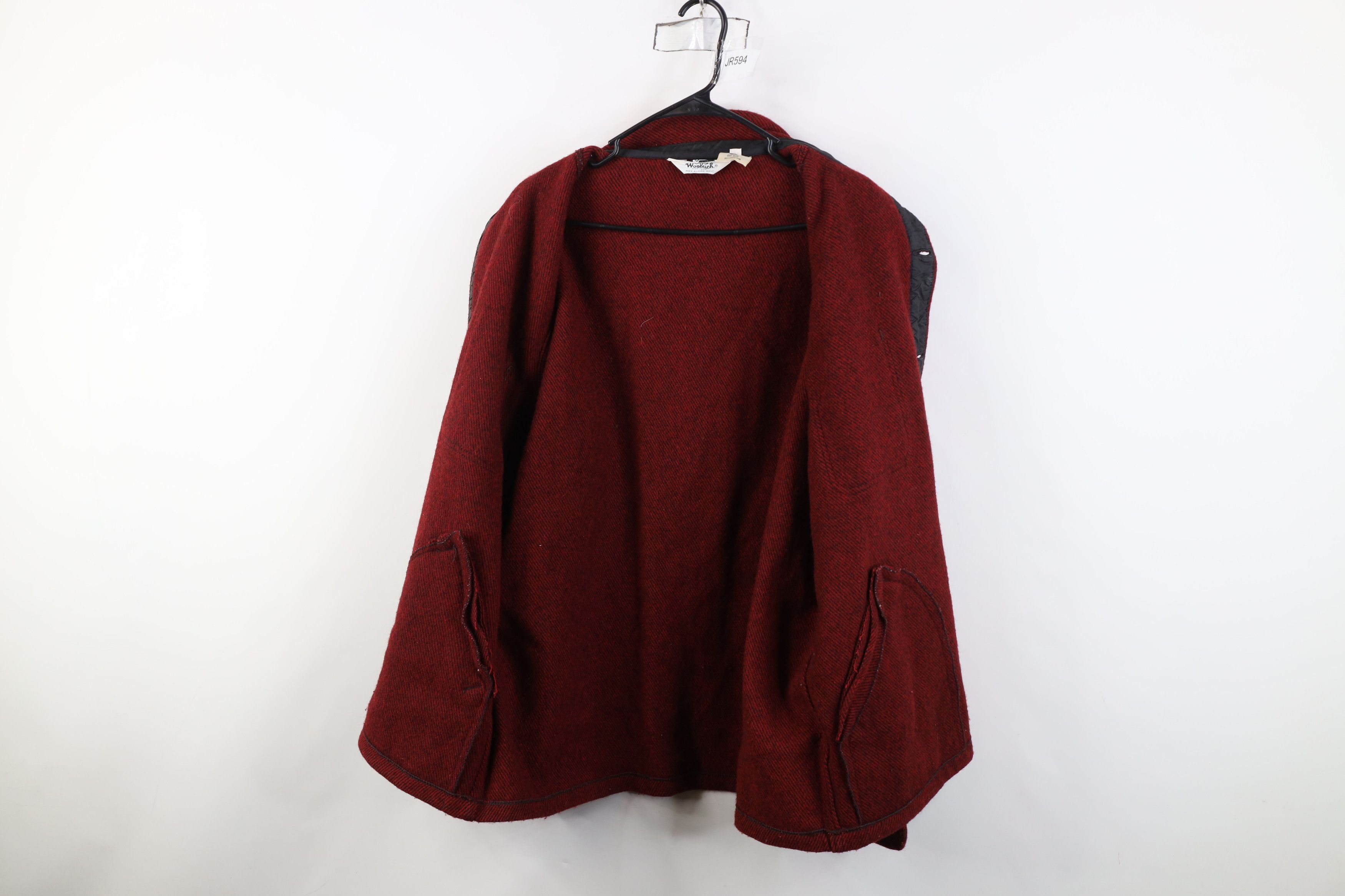 Woolrich Woolen Mills Vintage 70s Woolrich Whipcord Duster Cruiser Jacket Red USA Size US XL / EU 56 / 4 - 11 Thumbnail