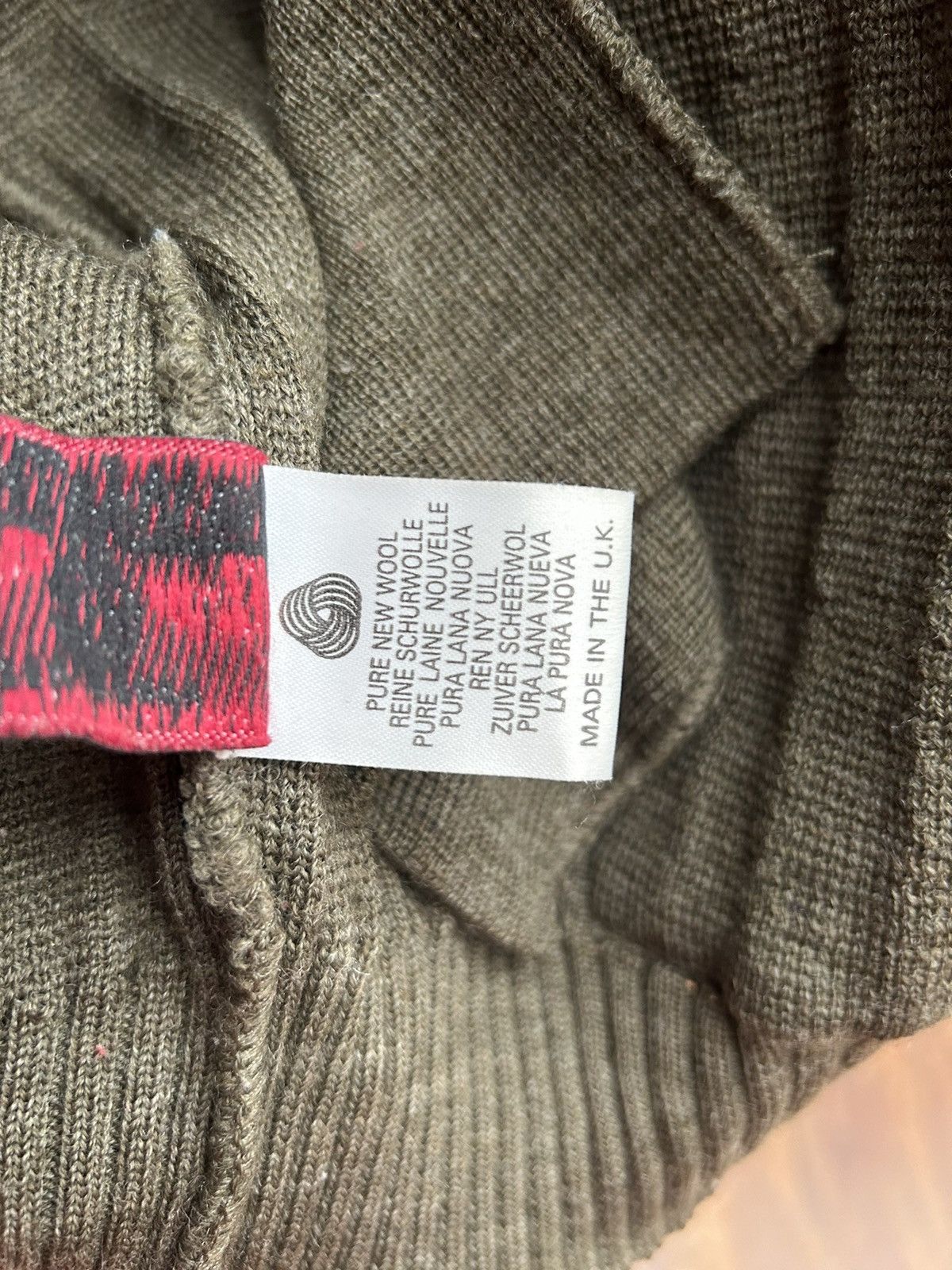 Harris Tweed × Vintage Vintage Kilspindie Harris Tweed Houndstooth Wool Cardigan Size US L / EU 52-54 / 3 - 7 Thumbnail
