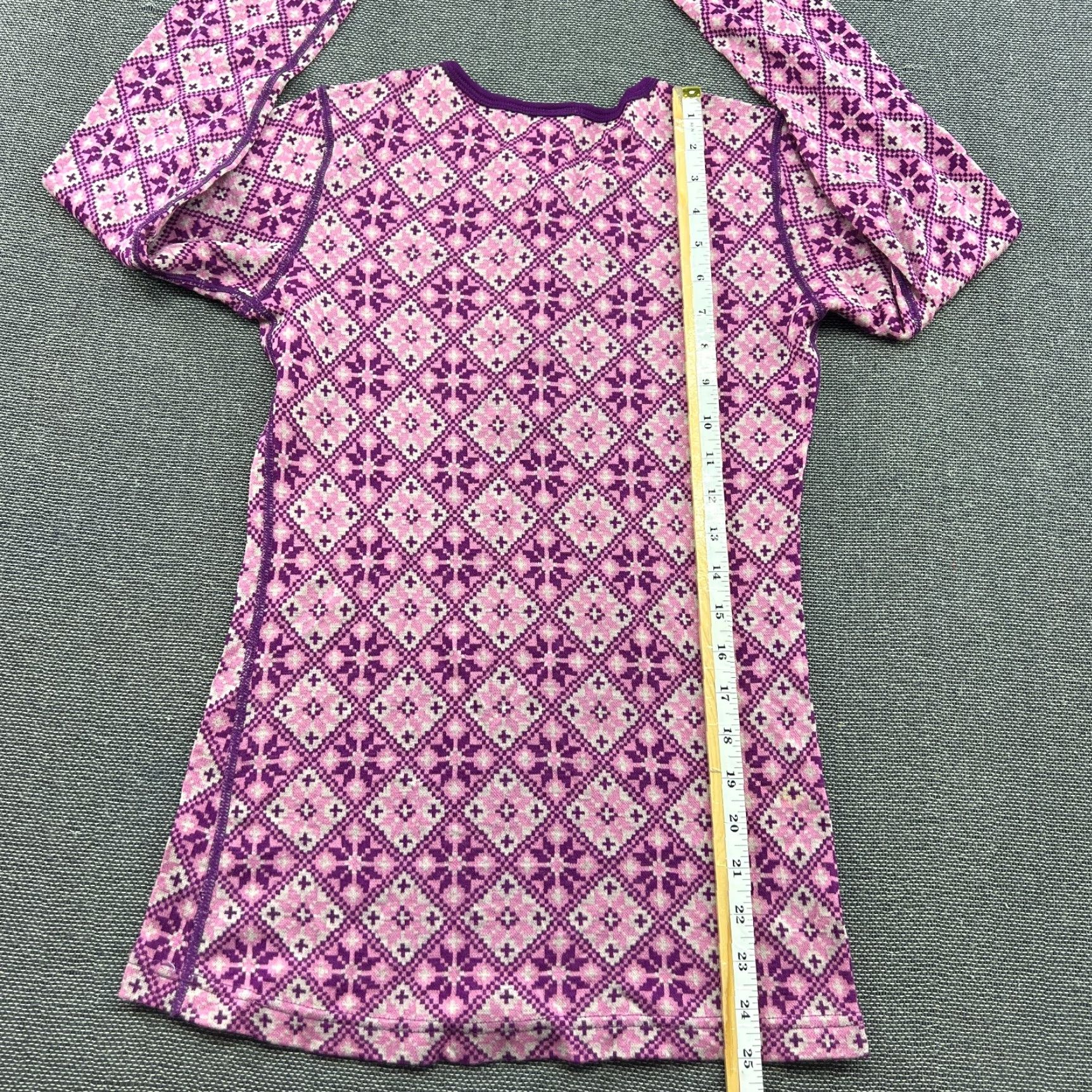 Vintage Kari Traa Womens Base Layer Shirt Small 100% Merino Wool Outdoor Ski Thermo Shirt Pullover Long Sleeve Purple M Size S / US 4 / IT 40 - 5 Thumbnail