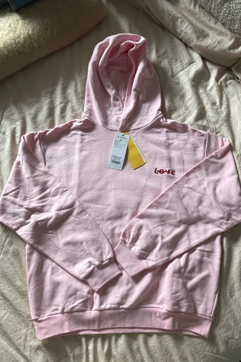 Marni Marni Pink Embroidered Men's Hoodie-yf Size US M / EU 48-50 / 2 - 1 Thumbnail