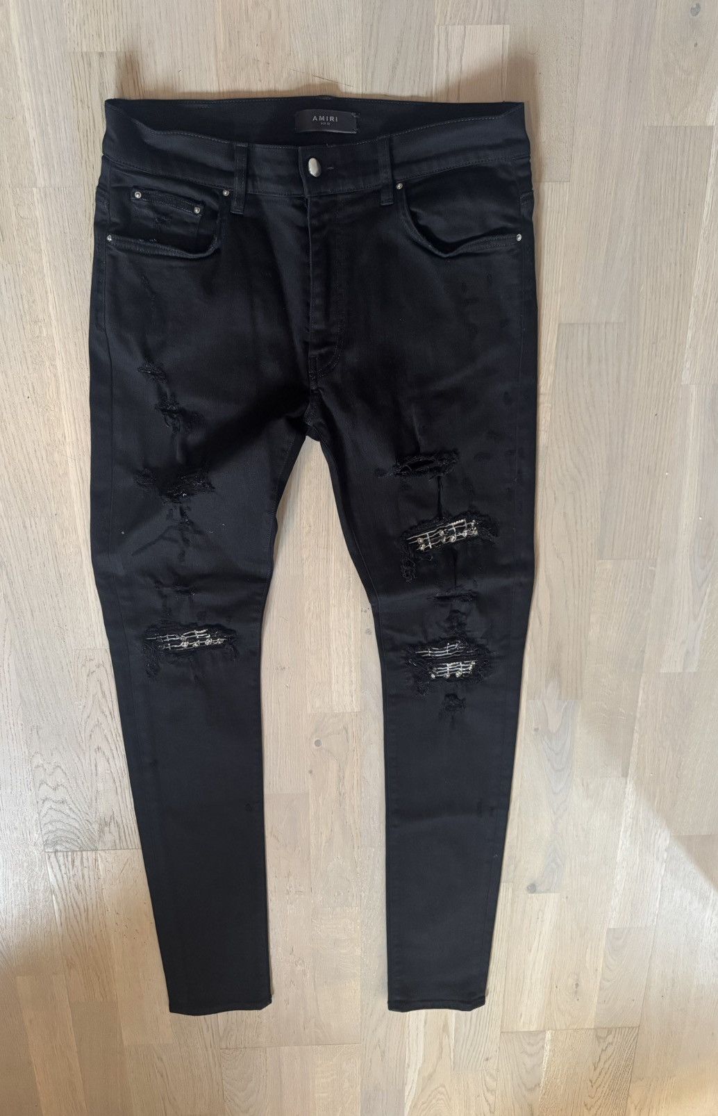 Amiri AMIRI jeans STUDY REAL TAPE MEASUREMENTS IN PHOTOS CAREFULLY Size US 32 / EU 48 - 2 Thumbnail