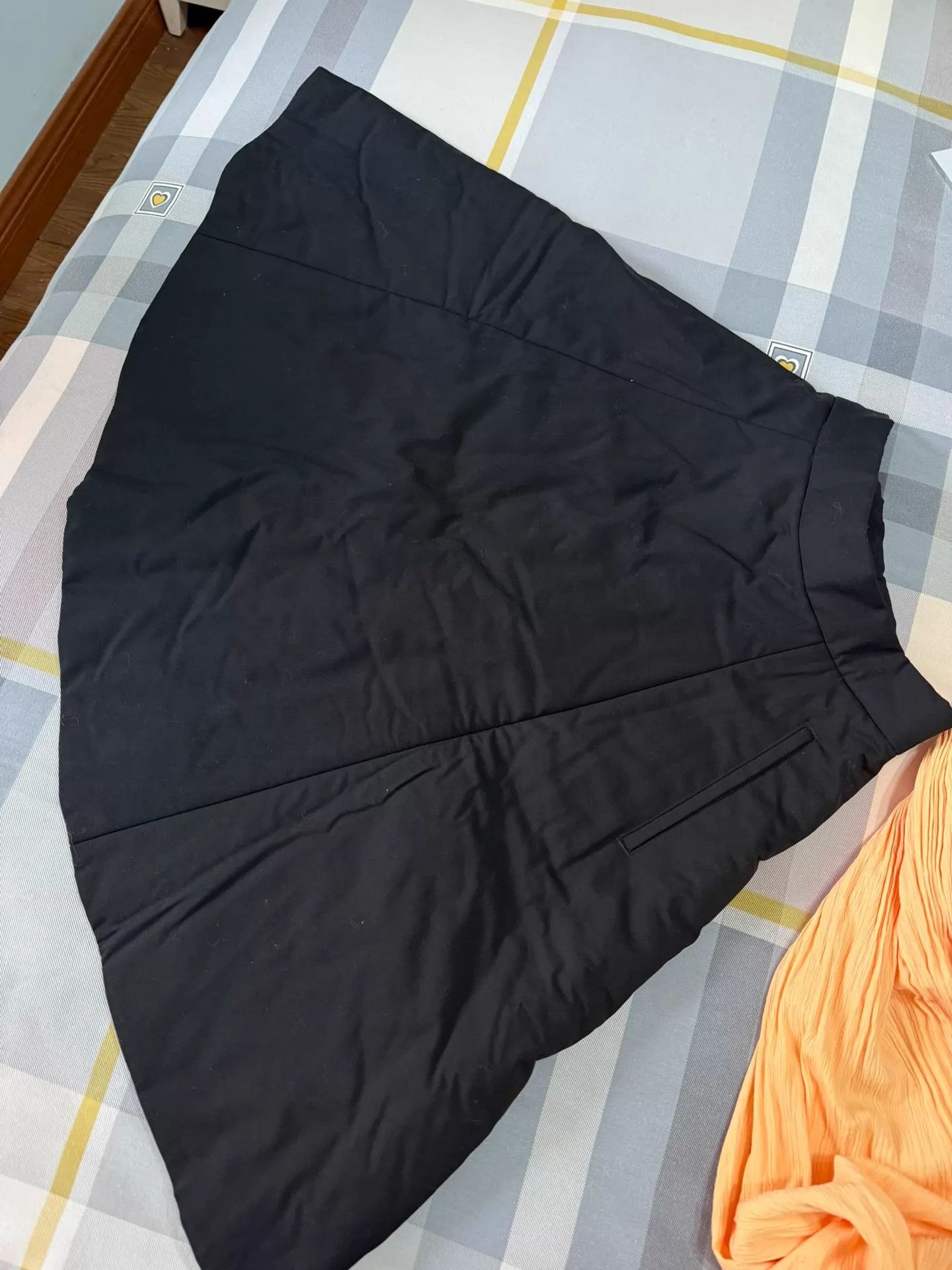 Comme des Garcons CDG Noir Kei Ninomiya Quilted Cotton Skirt 9/10 66cm Size 25" / US 0 / IT 36 - 3 Thumbnail