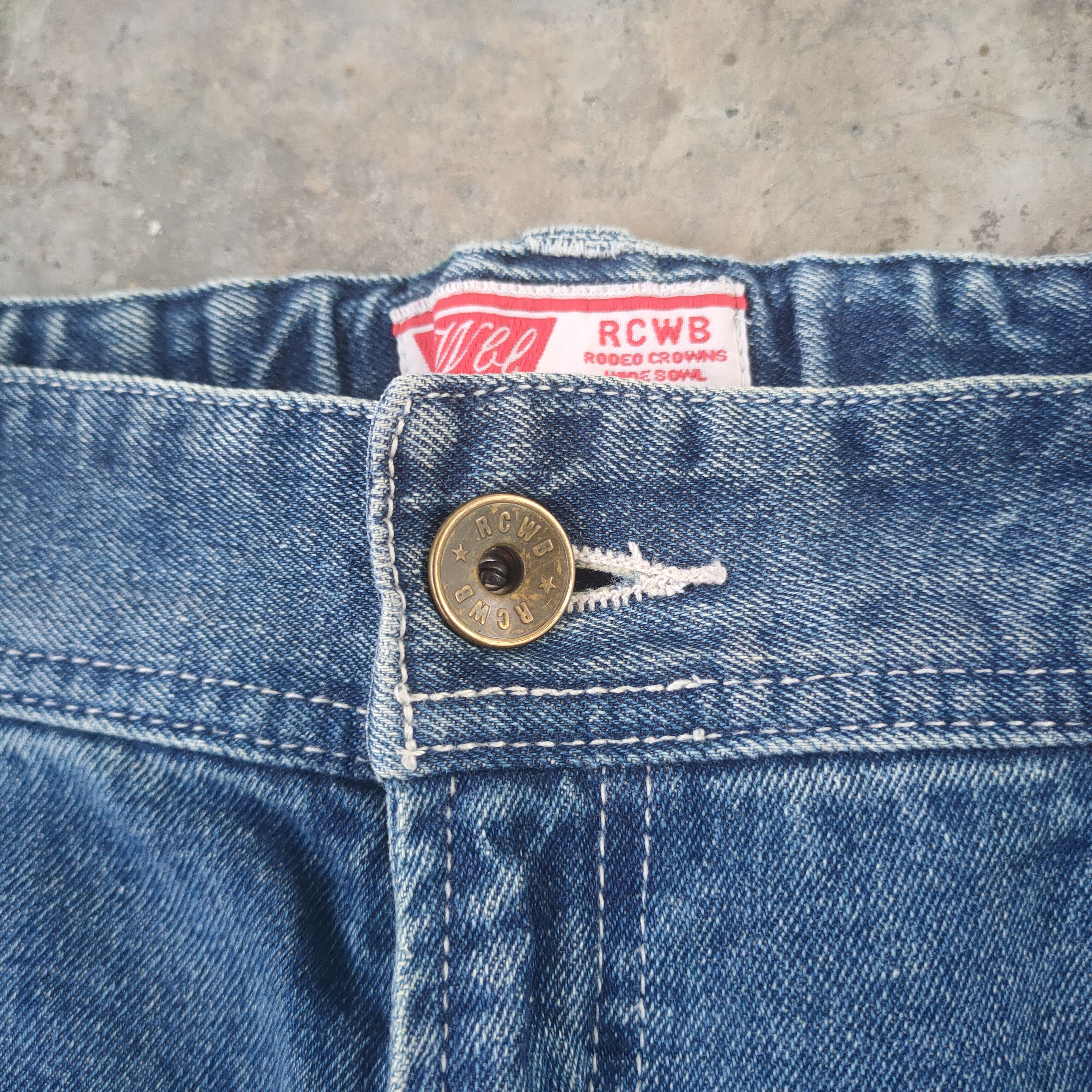 Japanese Brand W34 VINTAGE JAPANESE FADED DISTRESSED RIPPED JEANS PANTS Size US 34 / EU 50 - 8 Thumbnail