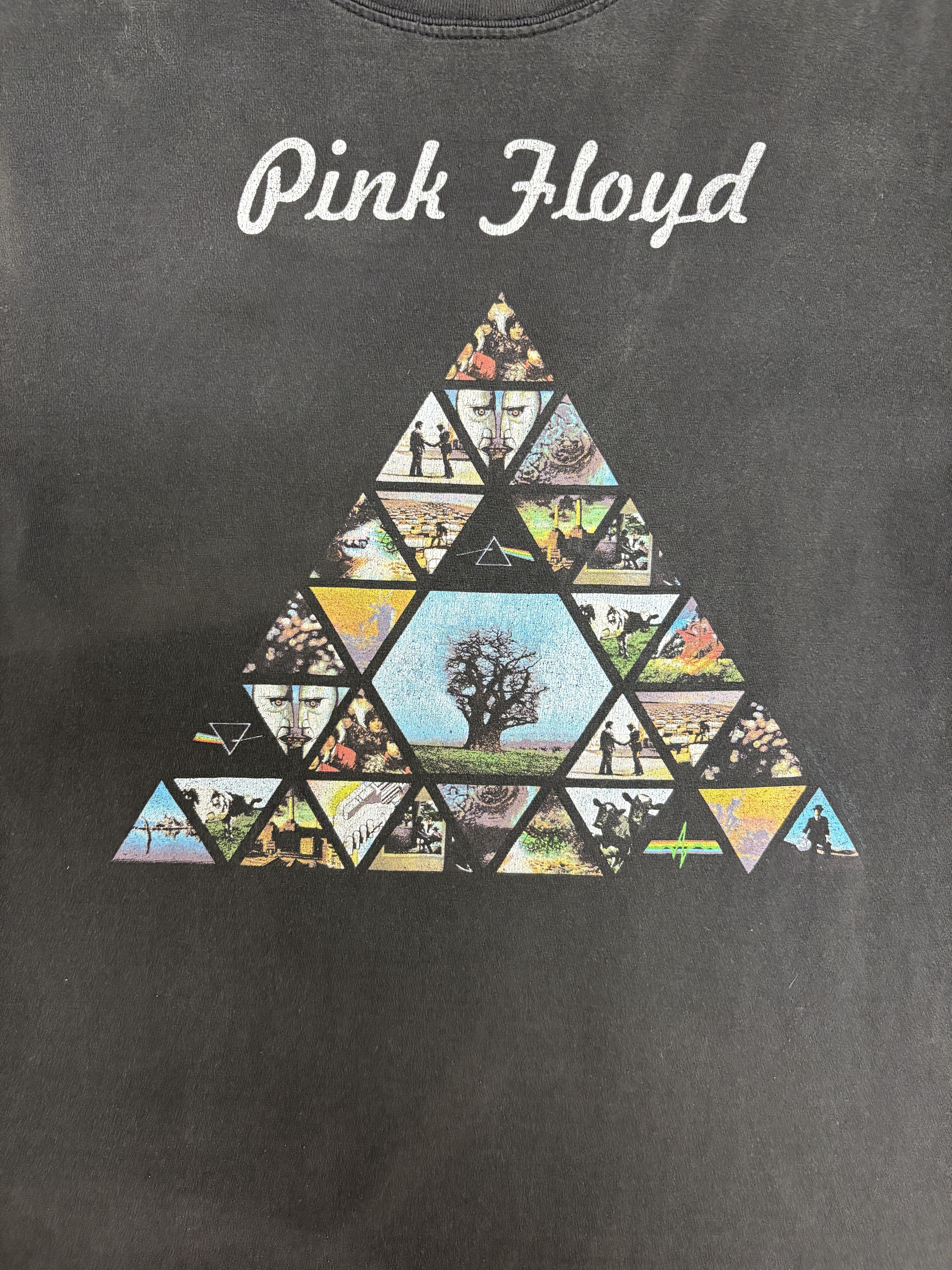 Vintage Pink Floyd Dark Side Of The Moon Vintage Black T-Shirt Tee Size US L / EU 52-54 / 3 - 2 Thumbnail