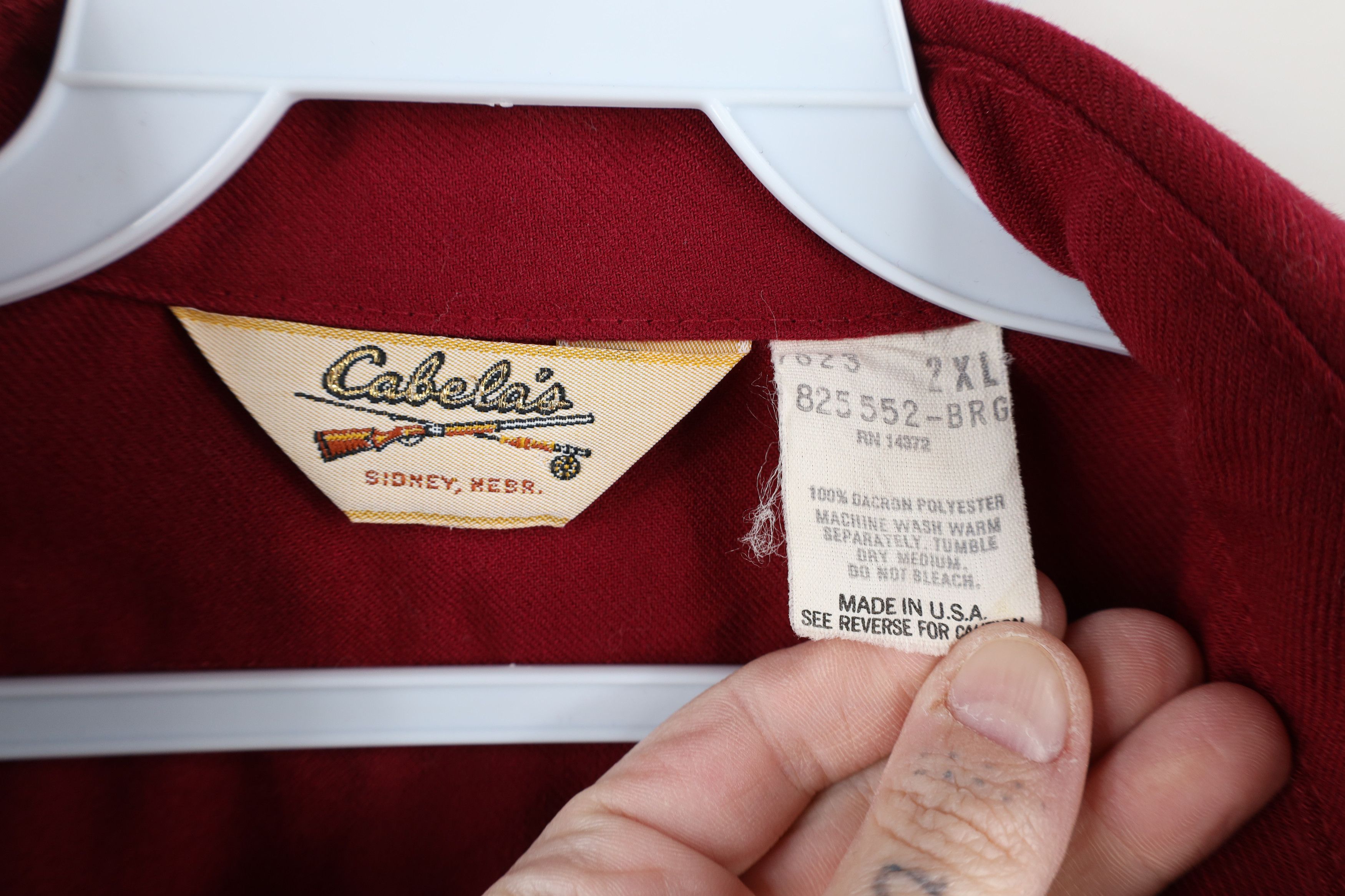 Cabelas × Vintage Vintage 80s 90s Cabelas Heavyweight Button Shirt USA Size US XXL / EU 58 / 5 - 9 Thumbnail