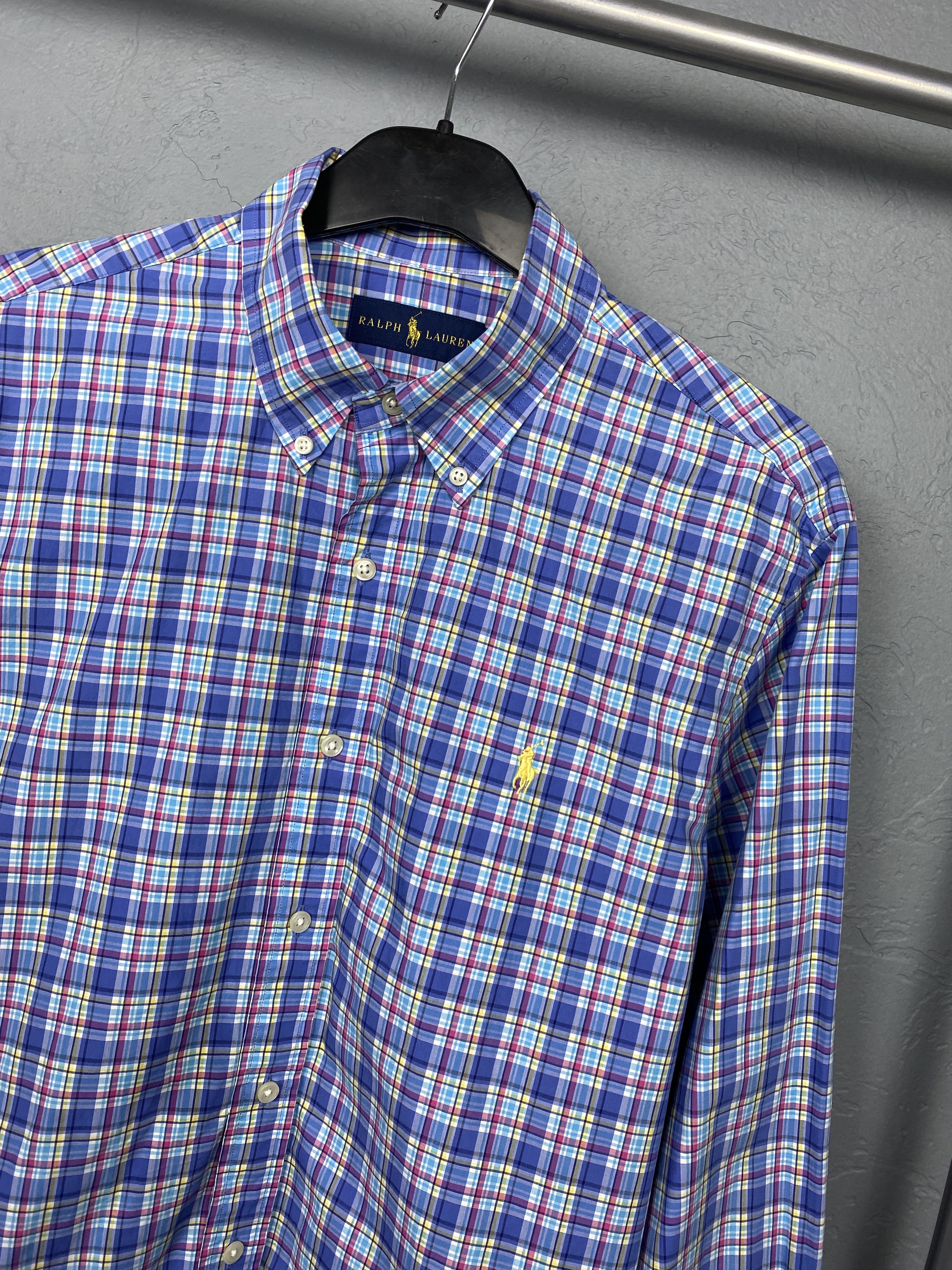 Polo Ralph Lauren Polo Ralph Lauren Vintage Mens Plaid Shirt Size US M / EU 48-50 / 2 - 2 Thumbnail