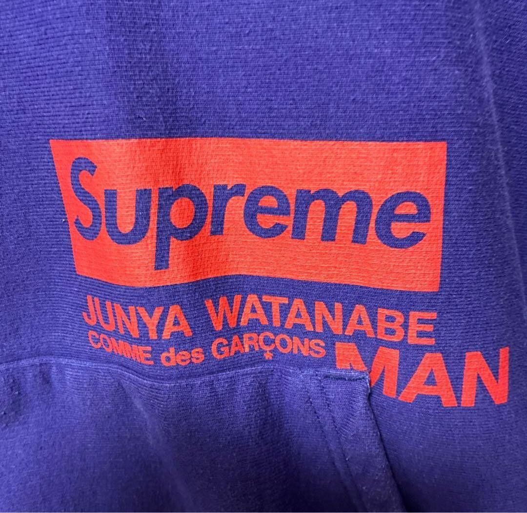 Junya Watanabe × Supreme AW21 Collab Logo Hoodie Size US M / EU 48-50 / 2 - 4 Thumbnail