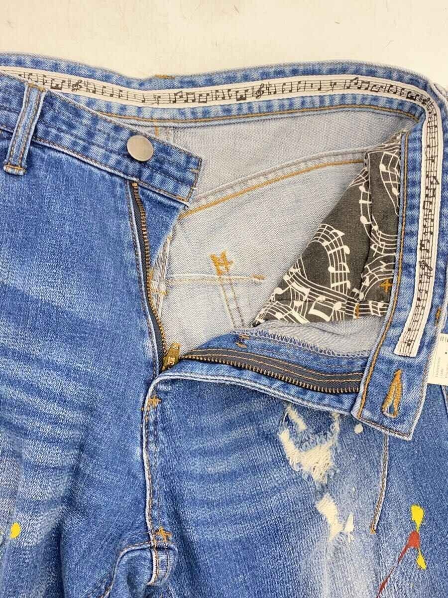 Number (N)ine Distressed Paint Splatter Jeans Size US 28 / EU 44 - 3 Thumbnail