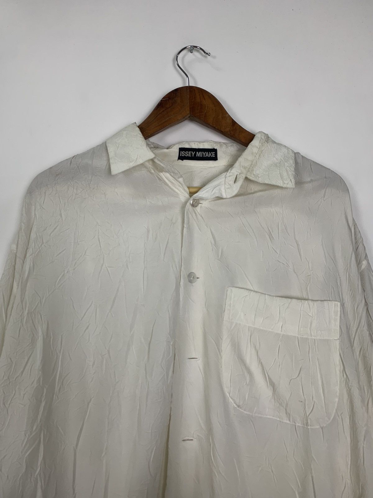 Issey Miyake Vintage Issey Miyake button Shirt Size US L / EU 52-54 / 3 - 3 Thumbnail