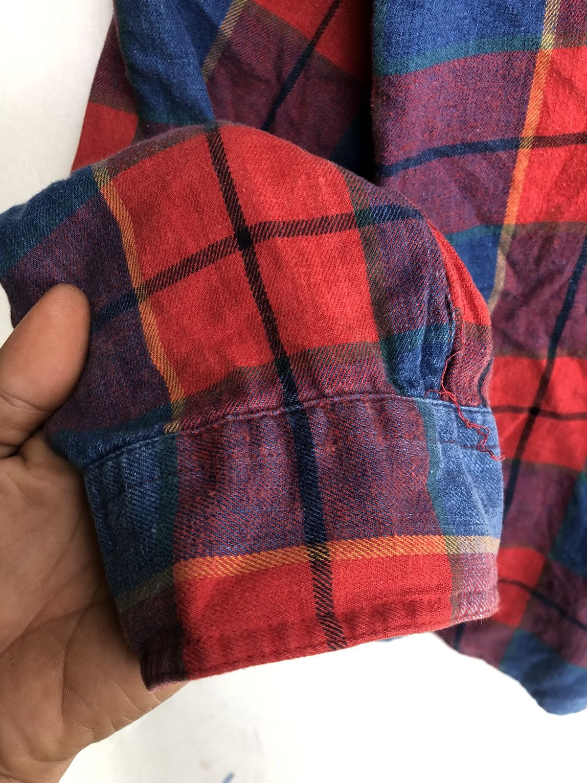 Hunt Club × Japanese Brand × Vintage Vintage 90’s Hunt Club Flannel Button Up Size US L / EU 52-54 / 3 - 5 Thumbnail