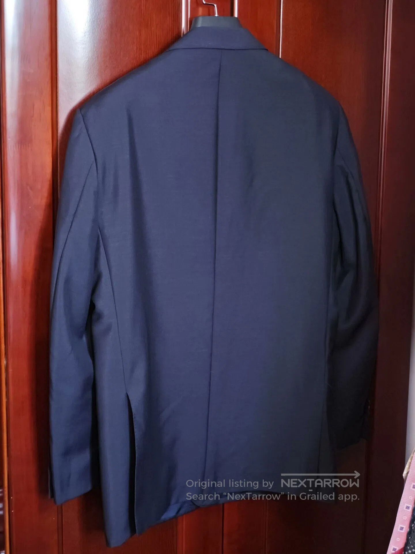 Japanese Brand Navy Wool Blend Blazer. Size US L / EU 52-54 / 3 - 8 Thumbnail