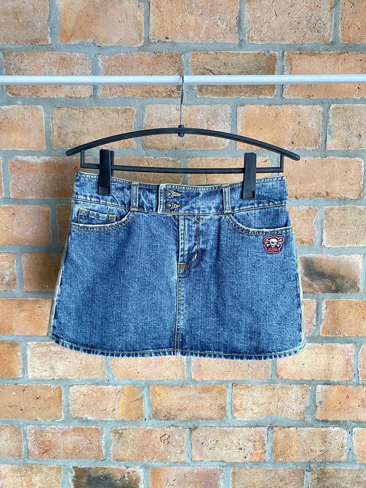 Von Dutch Von Dutch Y2K Denim Mini Skirt Size 31" - 2 Thumbnail