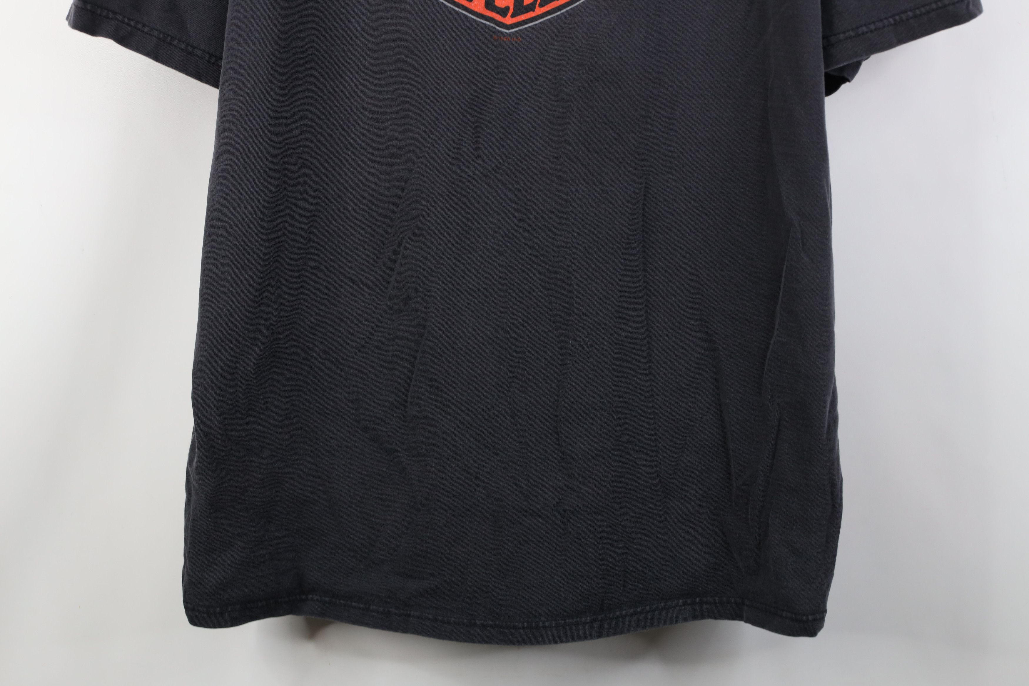 Harley Davidson Vintage 90s Harley Davidson Spell Big Logo T-Shirt Black USA Size US XXL / EU 58 / 5 - 3 Thumbnail