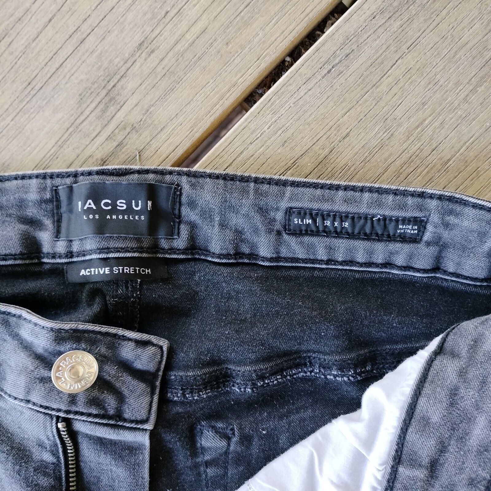 Pacsun Pacsun Mens Jeans Denim Stretch Skinny Slim Washed Faded Size US 32 / EU 48 - 12 Thumbnail