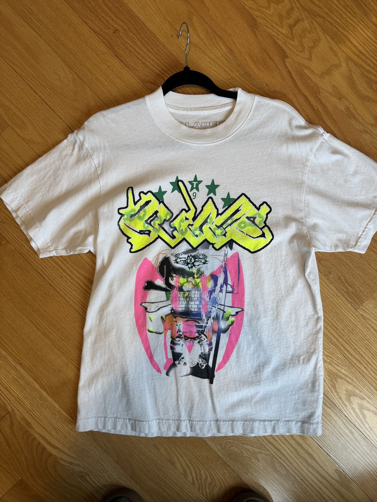 Drain Gang × Sad Boys Bladee Virus Graphic Tee Size US S / EU 44-46 / 1 - 1 Thumbnail