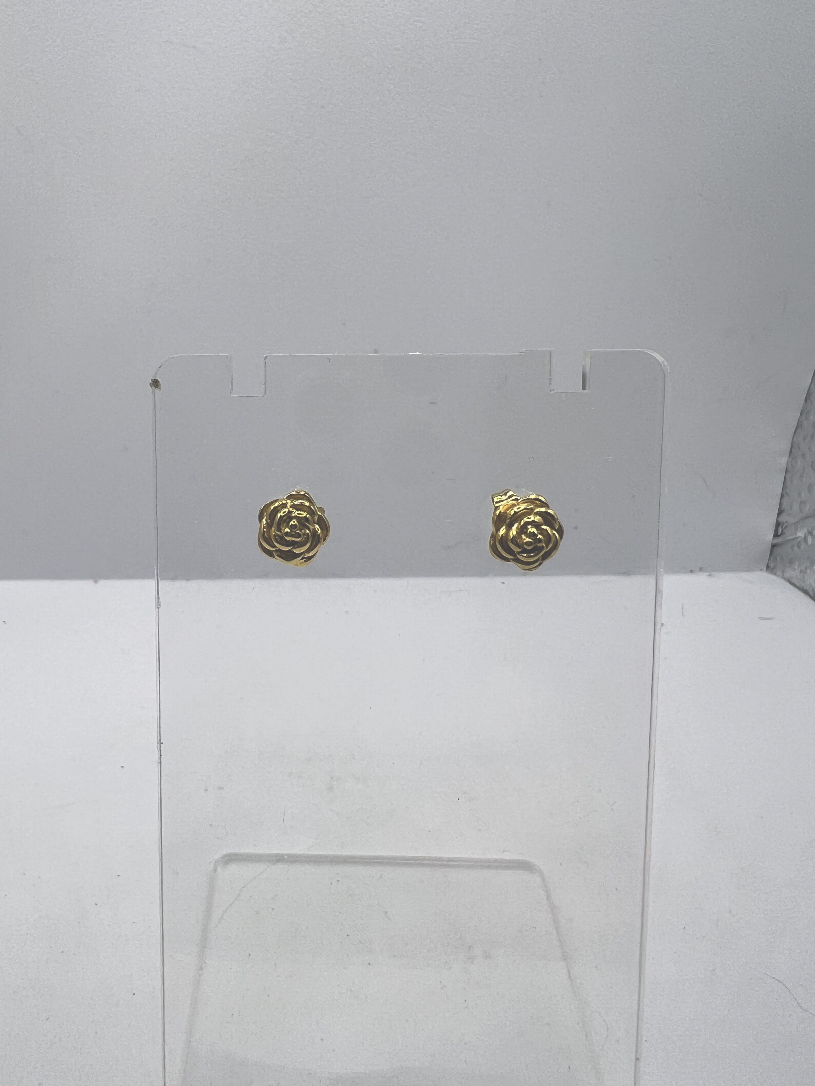 Other Gold Rose Stainless Steel stud earrings Size ONE SIZE - 3 Thumbnail