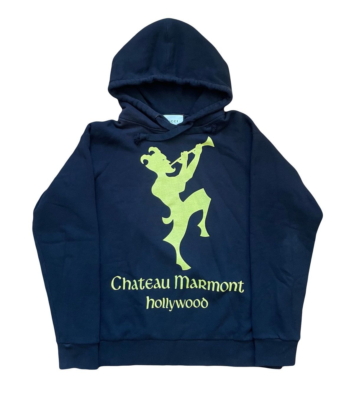 Gucci GUCCI Black & Red Chateau Marmont Hoodie | Grailed