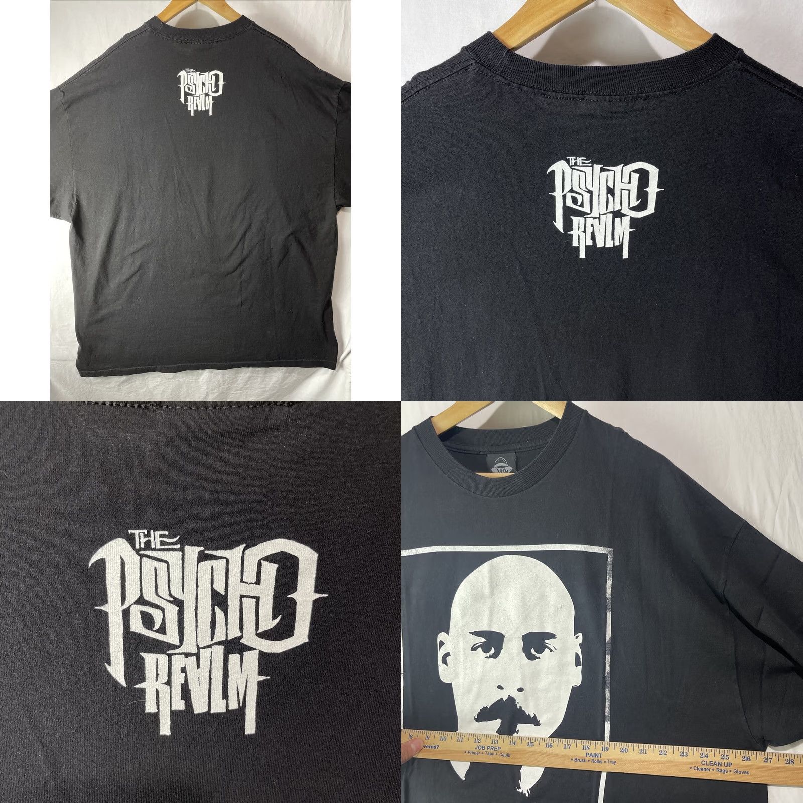 Vintage Vintage Psycho Realm Shirt Mens 3XL Black Big Duke Gangster Rap Tee Hip Hop Size US XXL / EU 58 / 5 - 9 Thumbnail