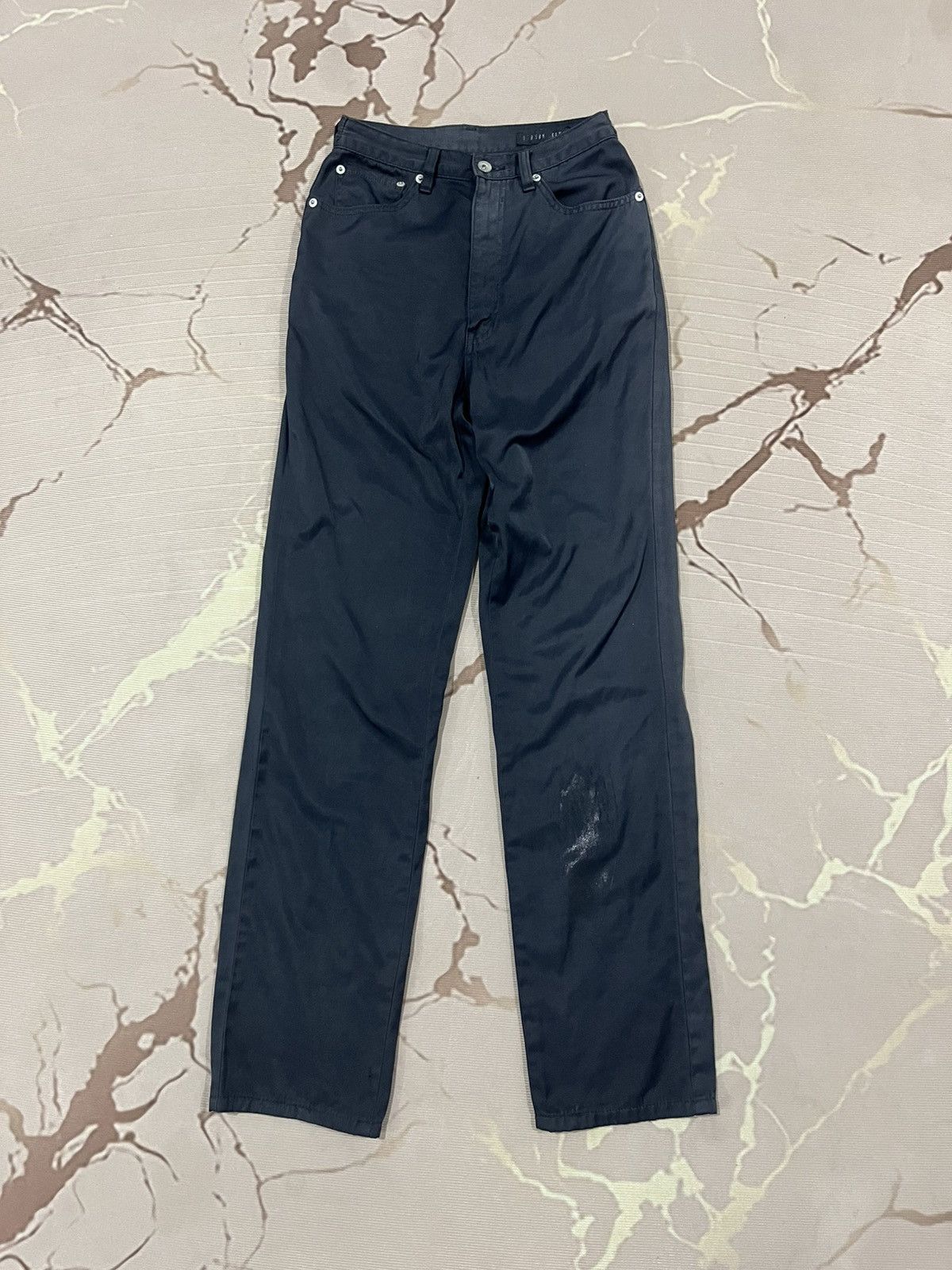 Japanese Brand Bobson Women Nylon Blend Pants Straight Minimal Fit Size 24" / US 00 / IT 34 - 1 Thumbnail