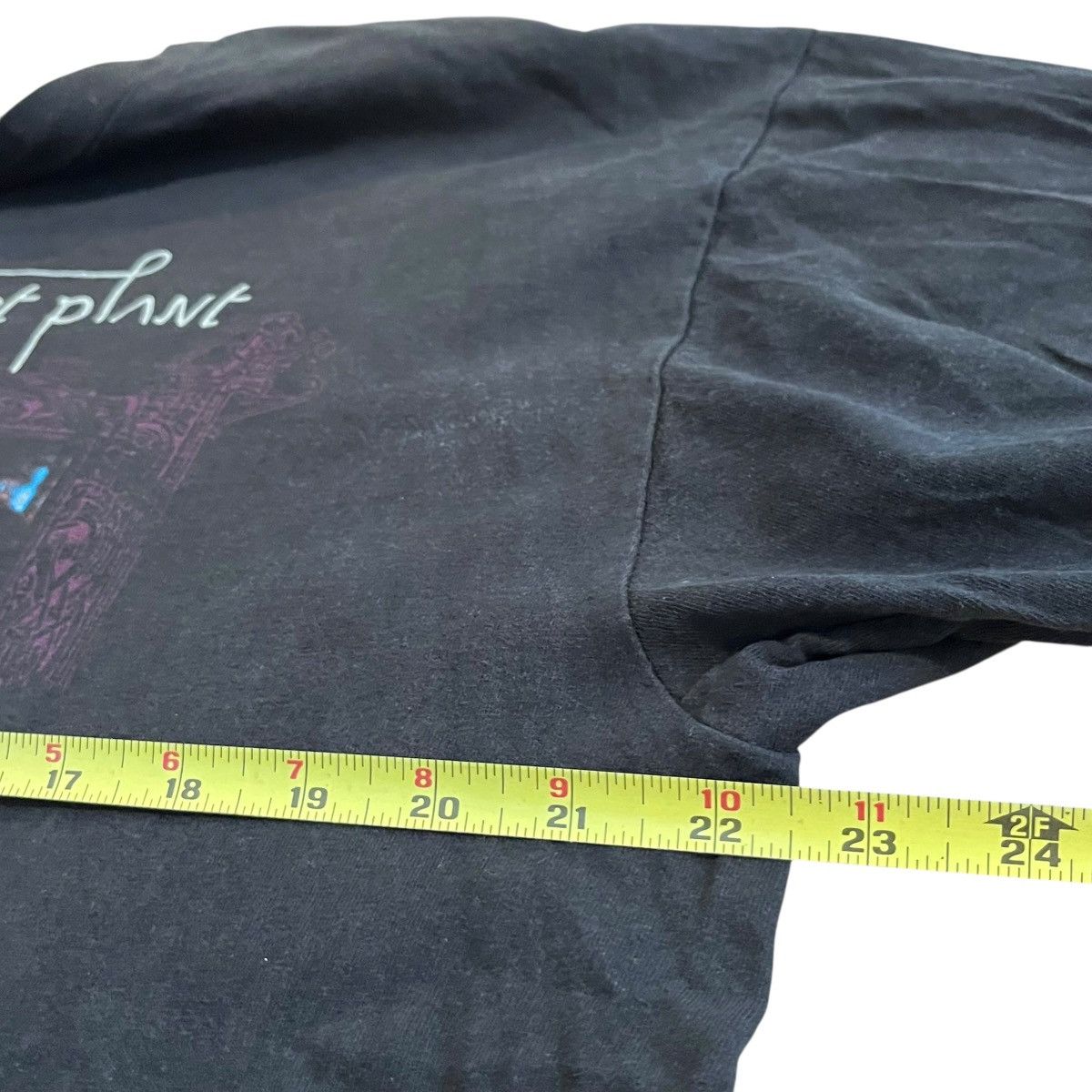 Band Tees × Led Zeppelin × Vintage VINTAGE 1995 Robert Plant Jimmy Page No Quarter T Shirt Size US XL / EU 56 / 4 - 5 Thumbnail