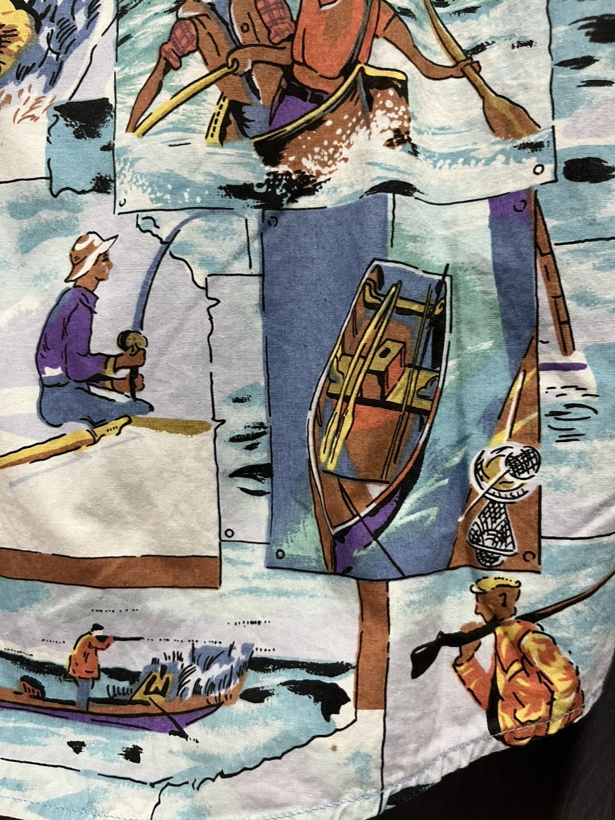 Vintage Vintage The Scotch House Full Print Outdoor Pattern Shirt Size US L / EU 52-54 / 3 - 4 Thumbnail