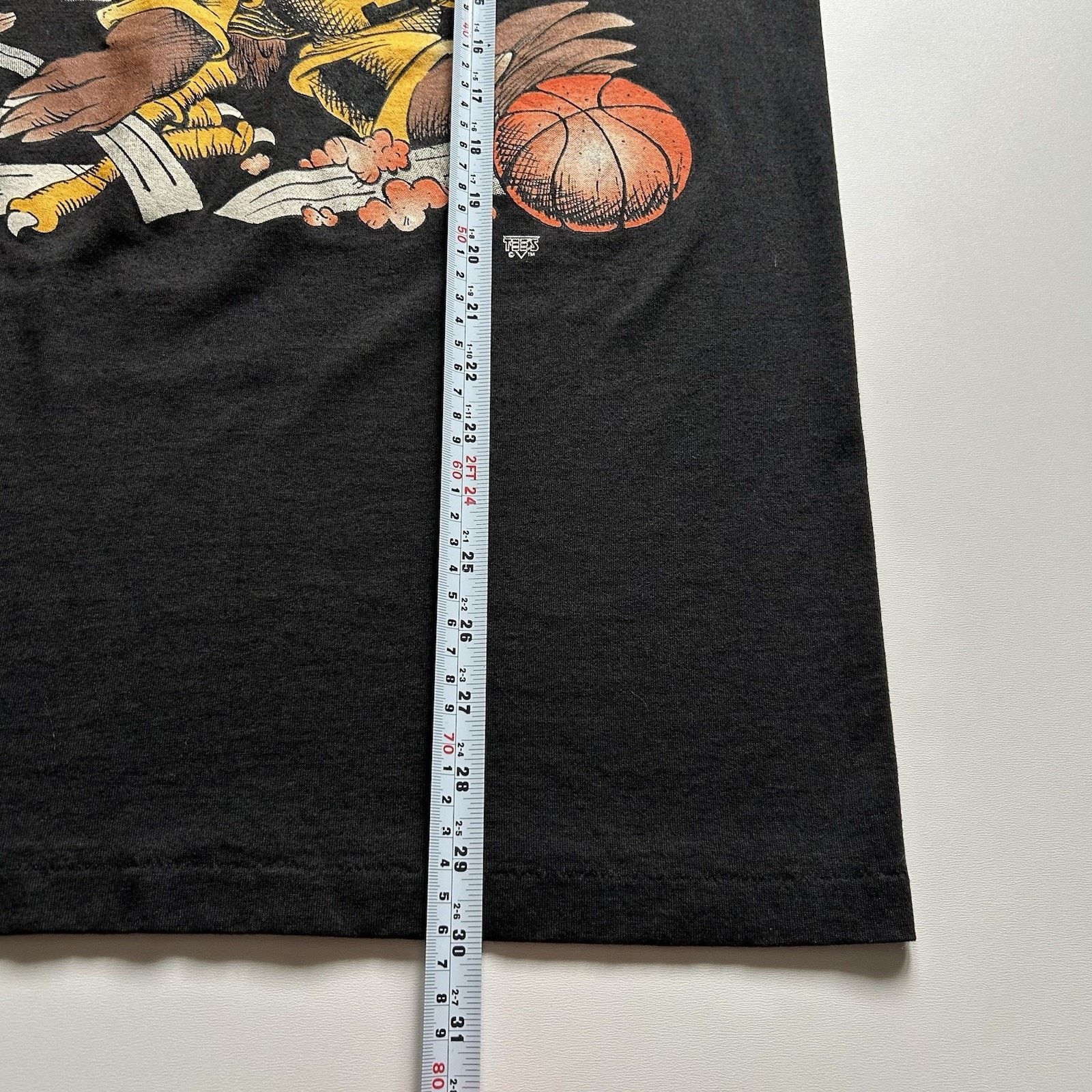NCAA Vintage Iowa Hawkeyes Shirt Large Slim Black 90s University Size US L / EU 52-54 / 3 - 5 Thumbnail