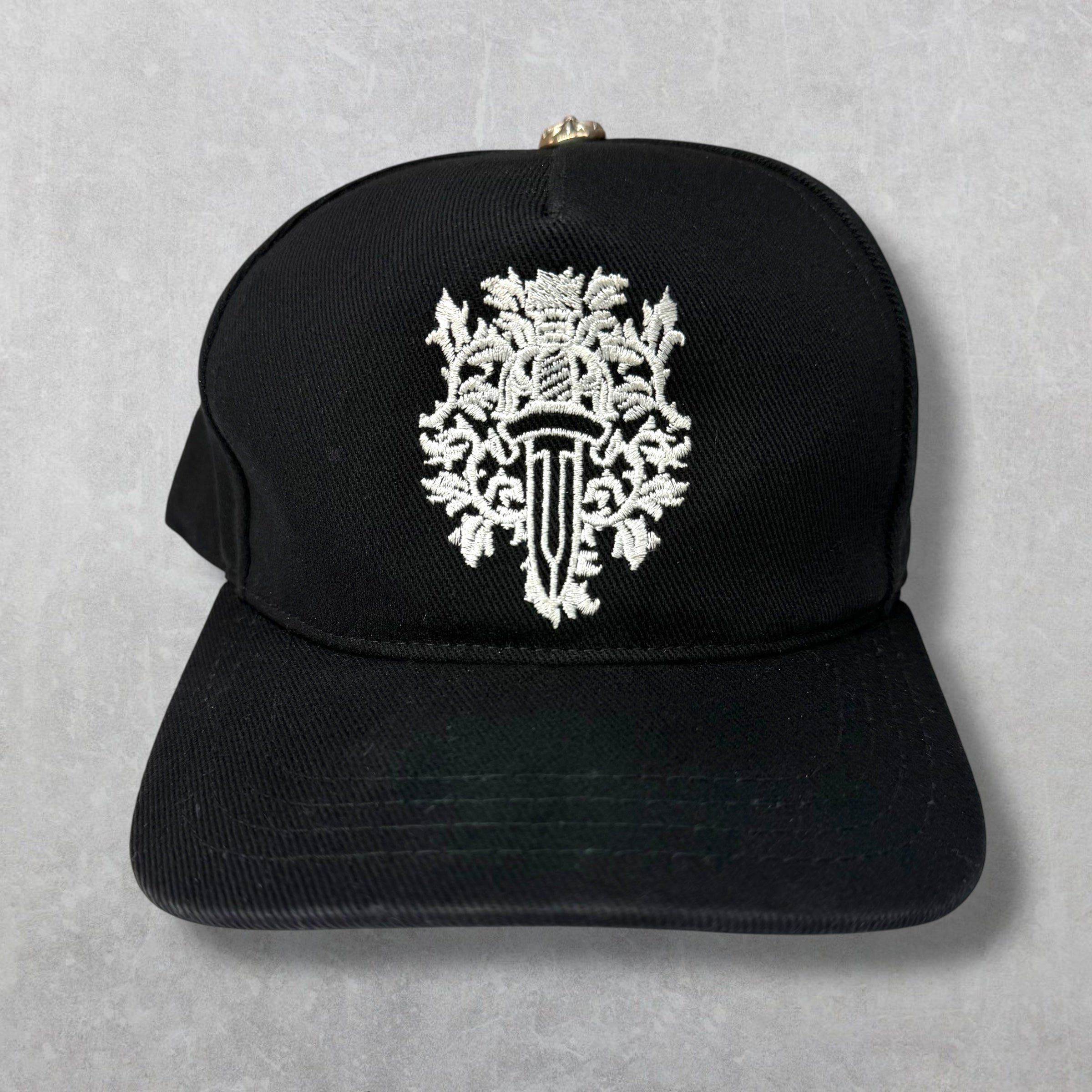 Chrome Hearts Chrome Hearts Dagger Denim Baseball Hat Size ONE SIZE - 1 Thumbnail