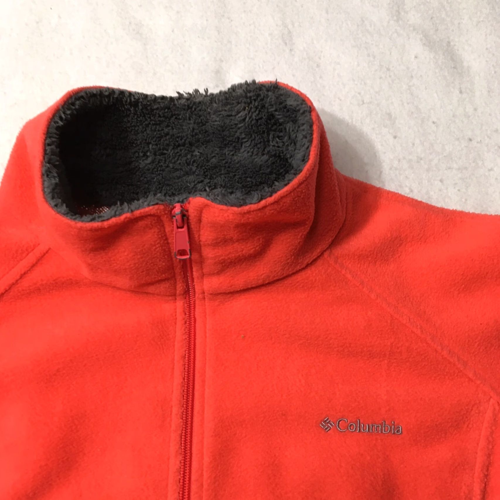 Pinko Columbia Jacket Womens XL Full Zip Long Sleeve Outdoors Fleece pink orange Size XL / US 12-14 / IT 48-50 - 2 Thumbnail
