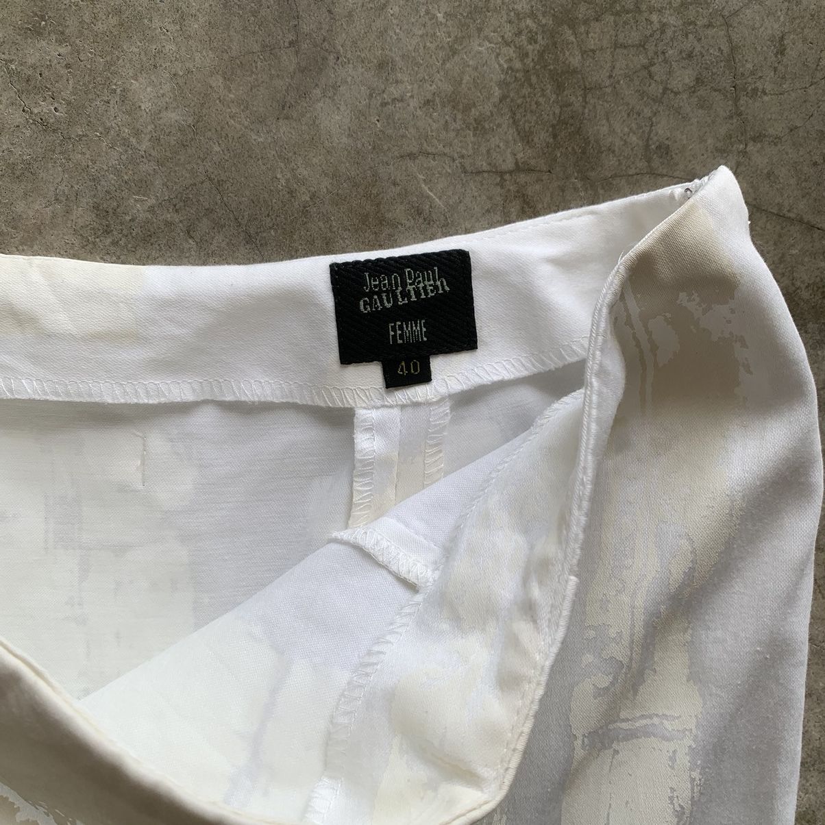 Jean Paul Gaultier Archive Jean Paul Gaultier Painted Skirt Size 28" / US 6 / IT 42 - 6 Thumbnail