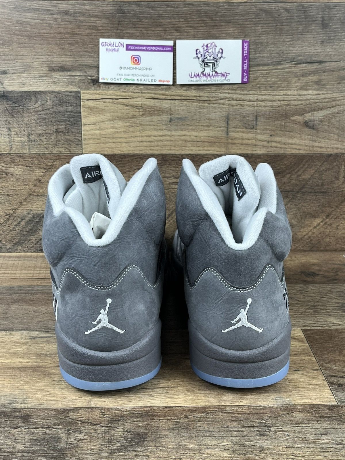 Jordan Brand Air Jordan 5 Retro Wolf Grey 2026 Size US 12 / EU 45 - 5 Thumbnail