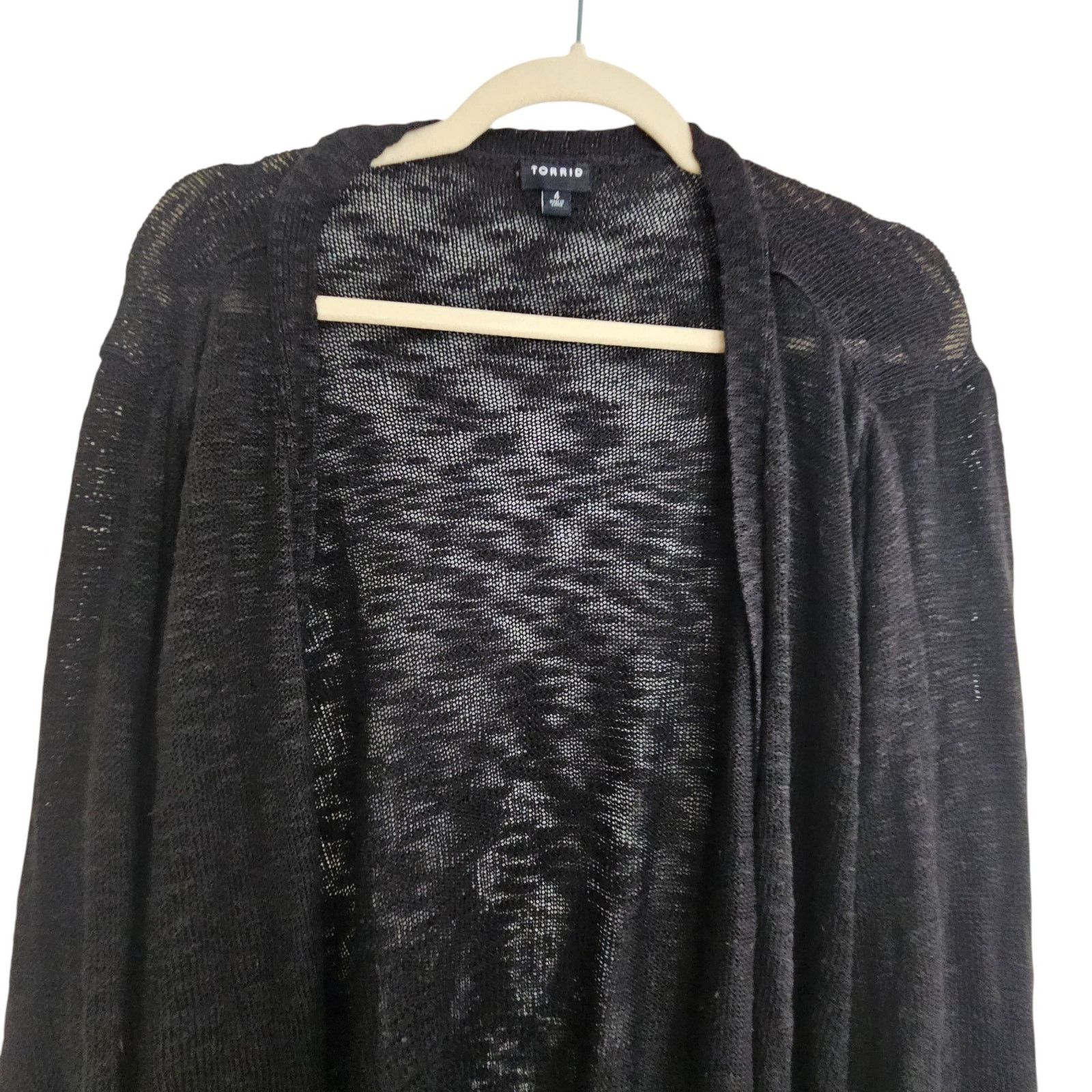 Torrid Torrid Women Slub Knit Cardigan Sweater Plus Sz 4X Layering Size 4XL / US 24-26 - 3 Thumbnail