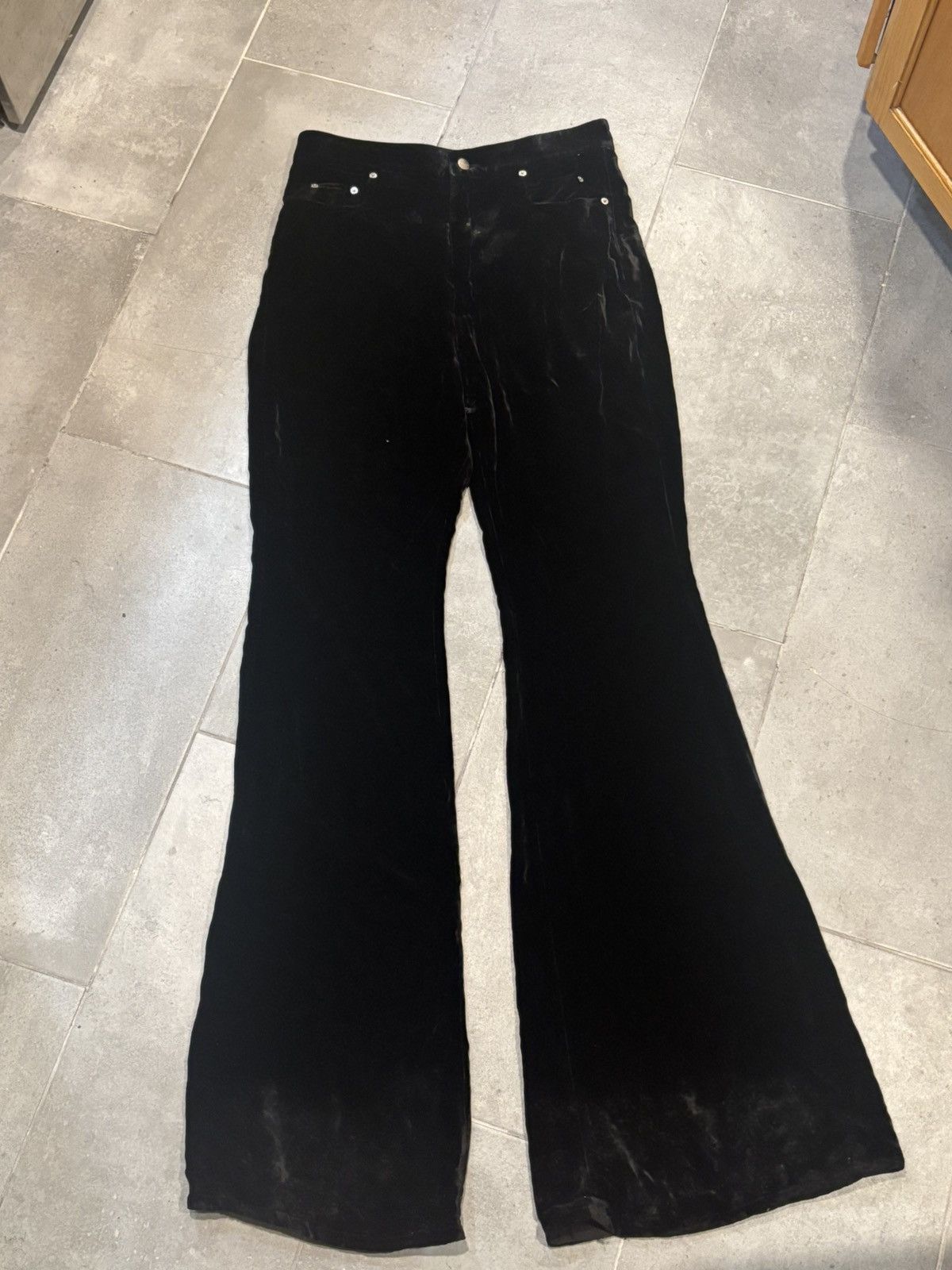 Rick Owens Velvet Pants | Grailed