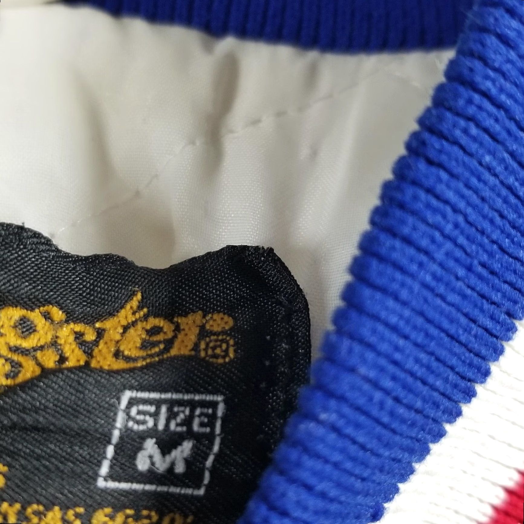 Vintage VINTAGE OLYMPICS USA Baseball Satin Varsity Jacket M Medium White Swingster Quilted Embroidered Pockets USA 1984 Mens Java? Size US M / EU 48-50 / 2 - 5 Thumbnail