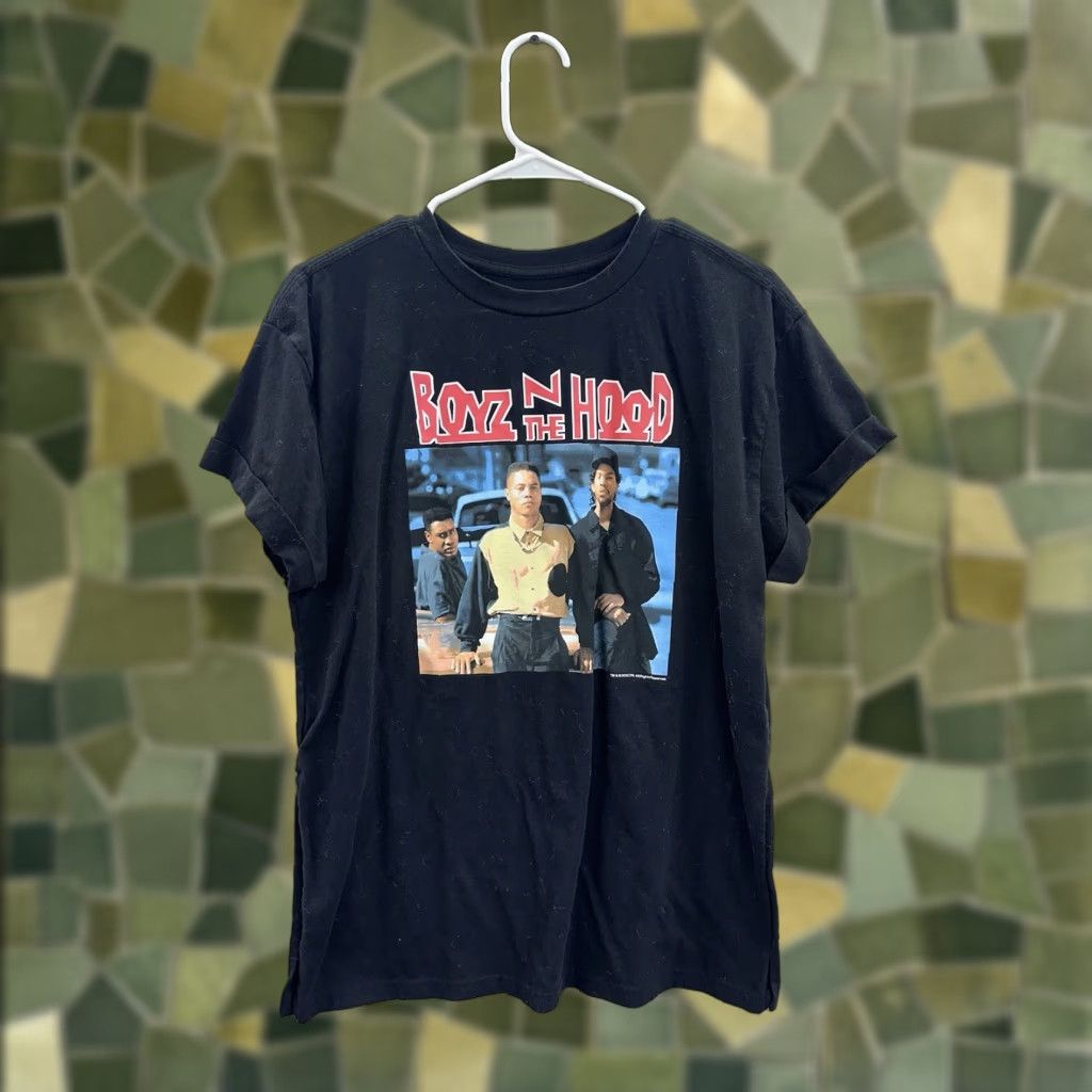 Vintage Fifth Sun Womens T-Shirt XL Black Boyz N The Hood Graphic Shirt 80s 90s Vintage Style Casual Womens Size XL / US 12-14 / IT 48-50 - 1 Thumbnail